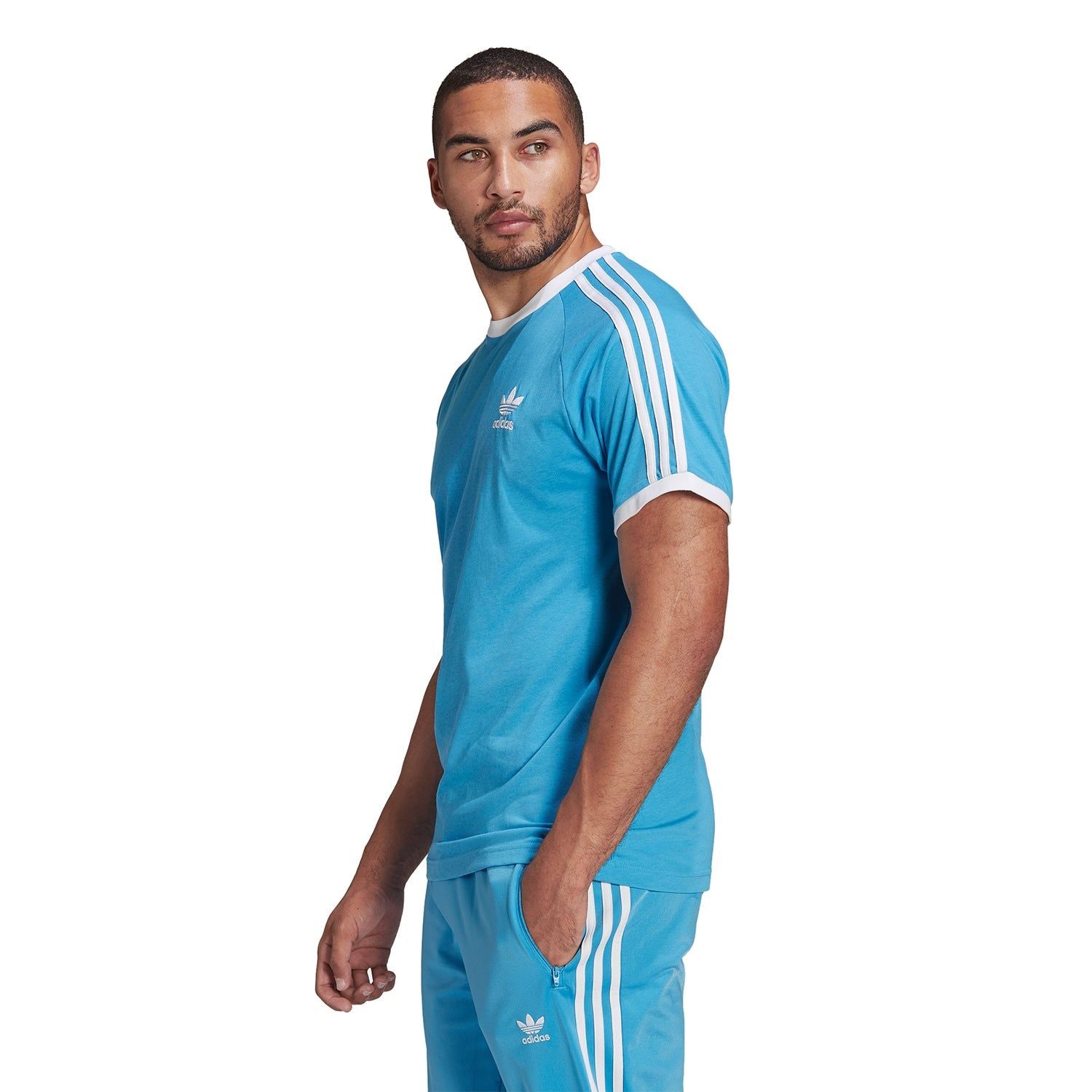 adidas Originals Adicolor Classics Trace Tee - App Sky Rush Blue - ViaductClothing -  -  