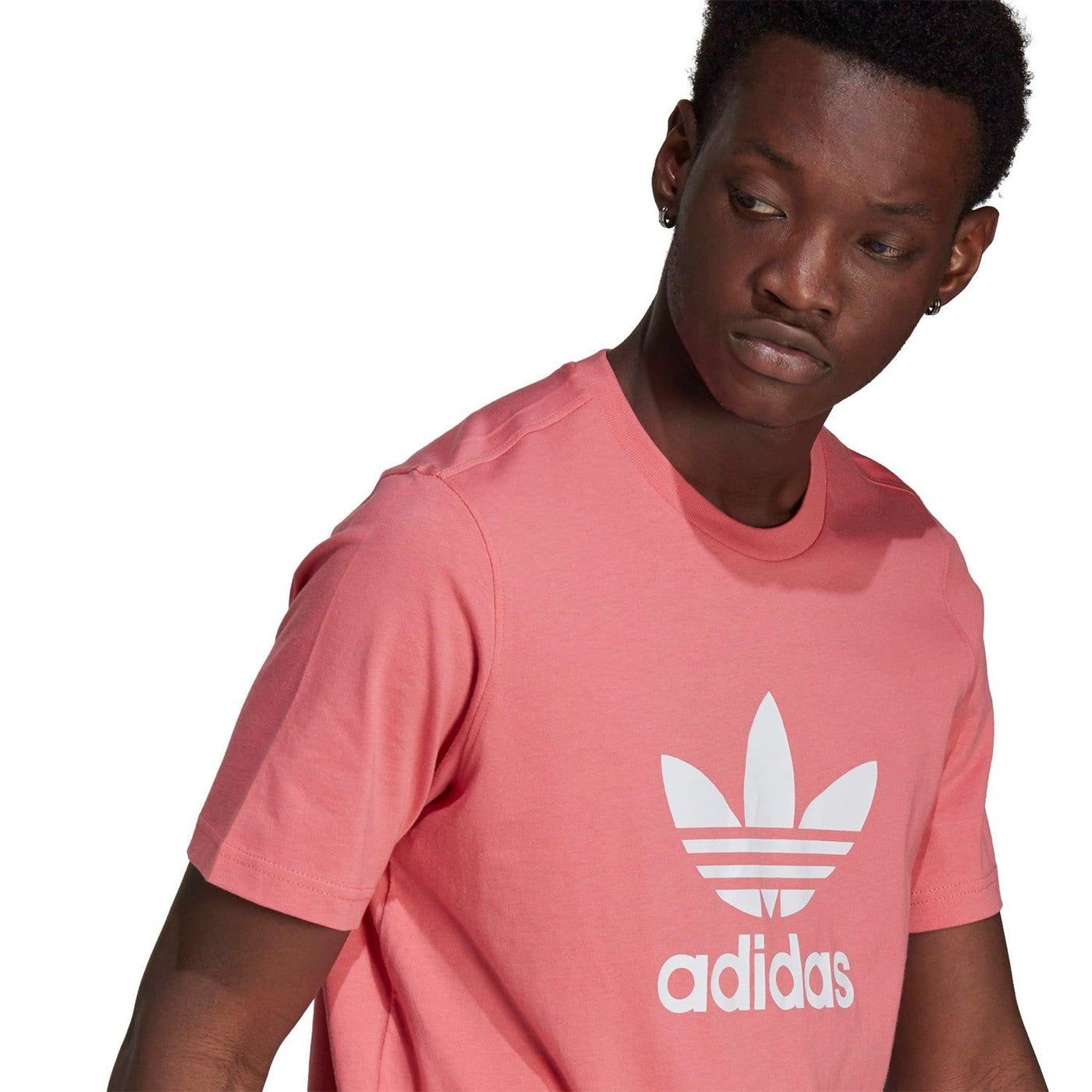 adidas Originals Adicolor Classics Trefoil T Shirt Pink GP1022 ViaductClothing