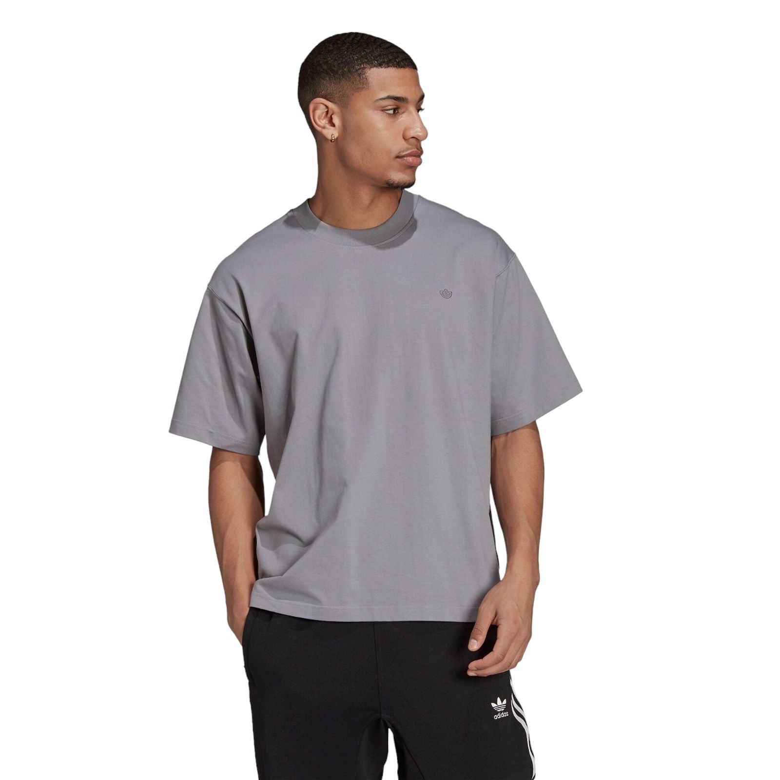 adidas Originals Adicolor Contempo Trefoil Tee - Grey - ViaductClothing -  -  