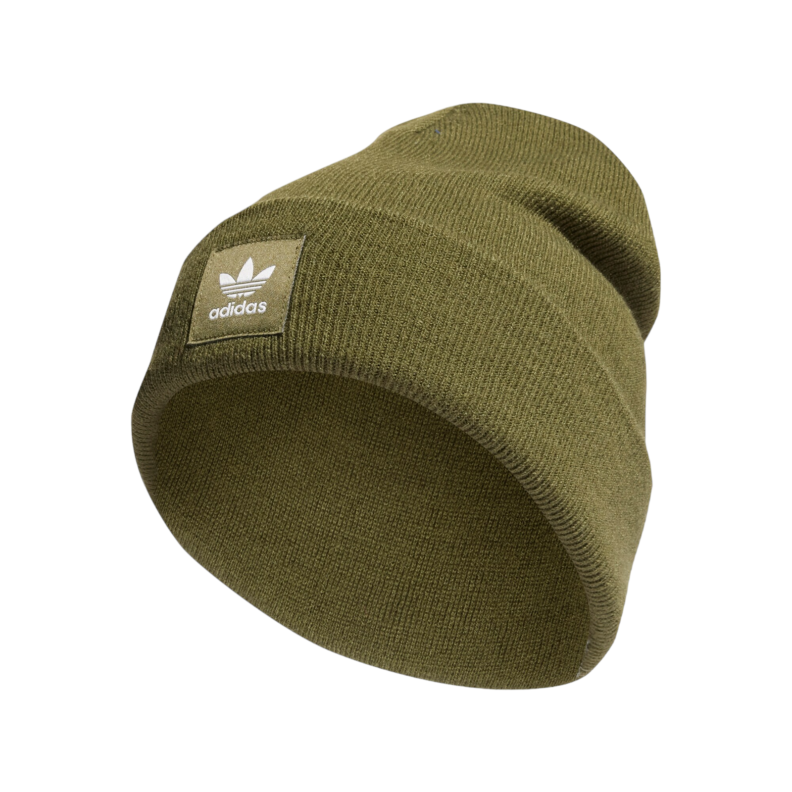 adidas Originals Adicolor Cuff Beanie - Focus Olive Green - ViaductClothing -  -  