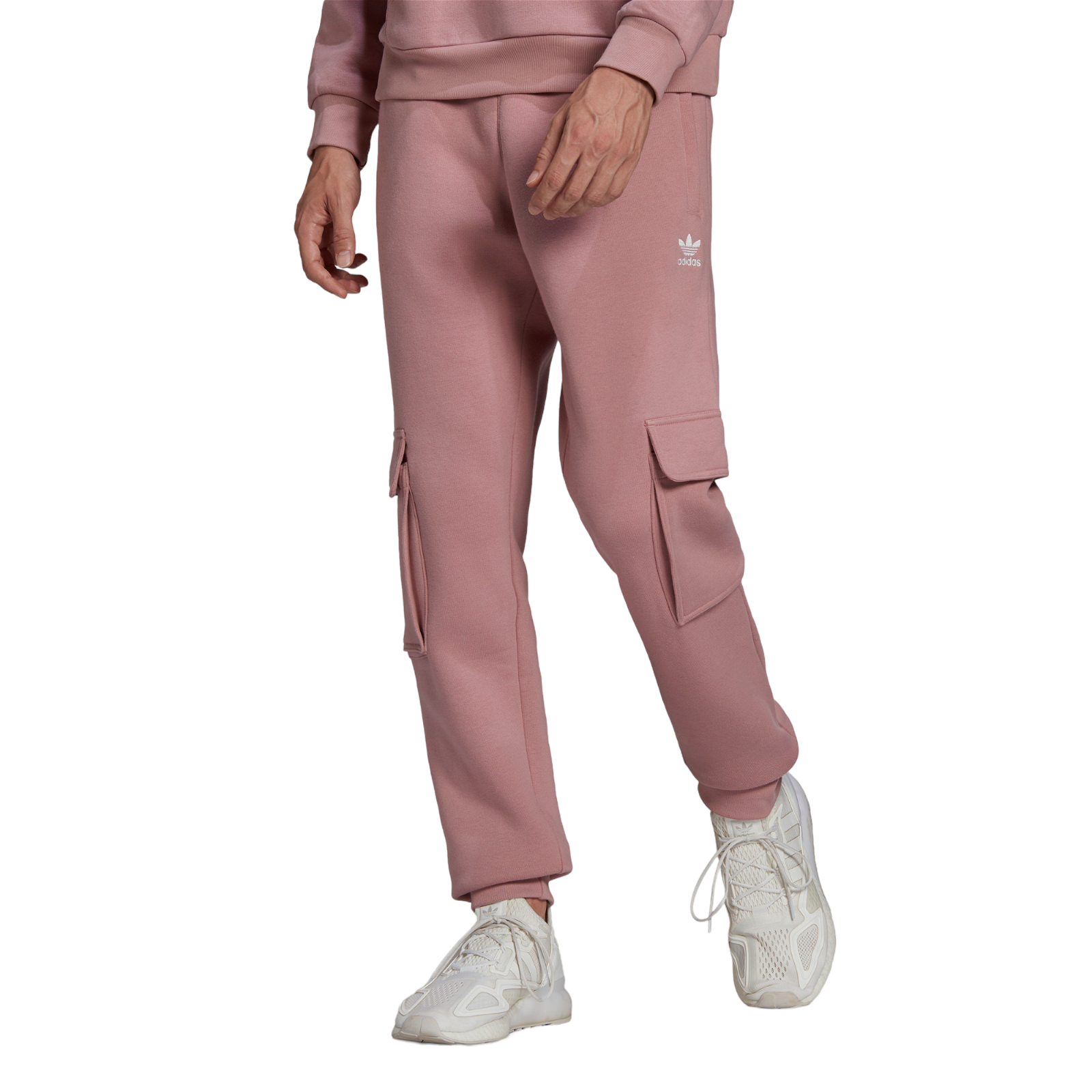 adidas Originals Adicolor Essentials Trefoil Cargo Joggers - Pink - ViaductClothing -  -  