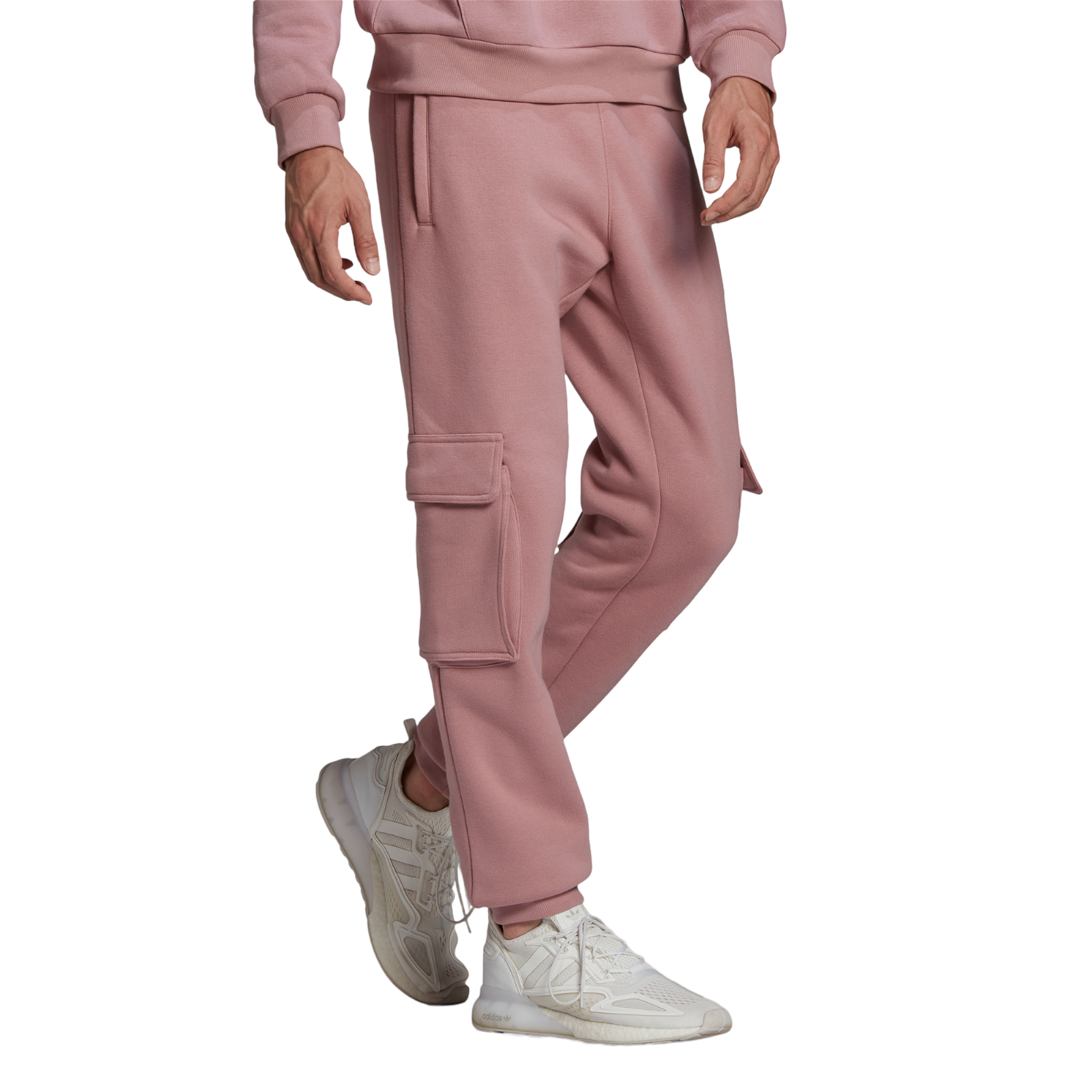 adidas Originals Adicolor Essentials Trefoil Cargo Joggers - Pink - ViaductClothing -  -  