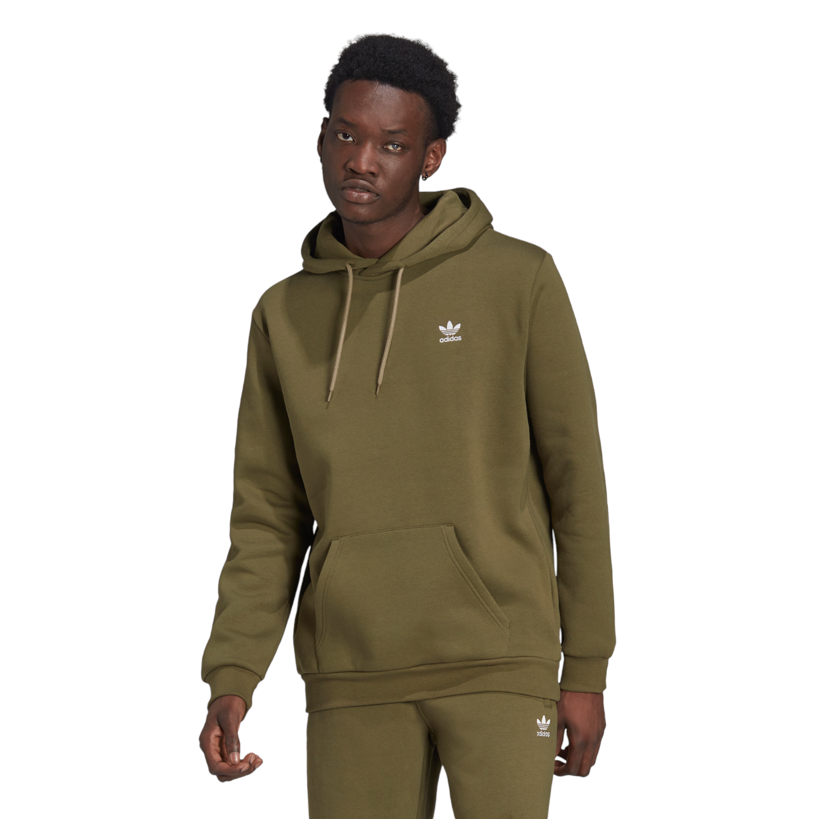 adidas Originals Adicolor Essentials Trefoil Hoodie -  Green - ViaductClothing -  -  