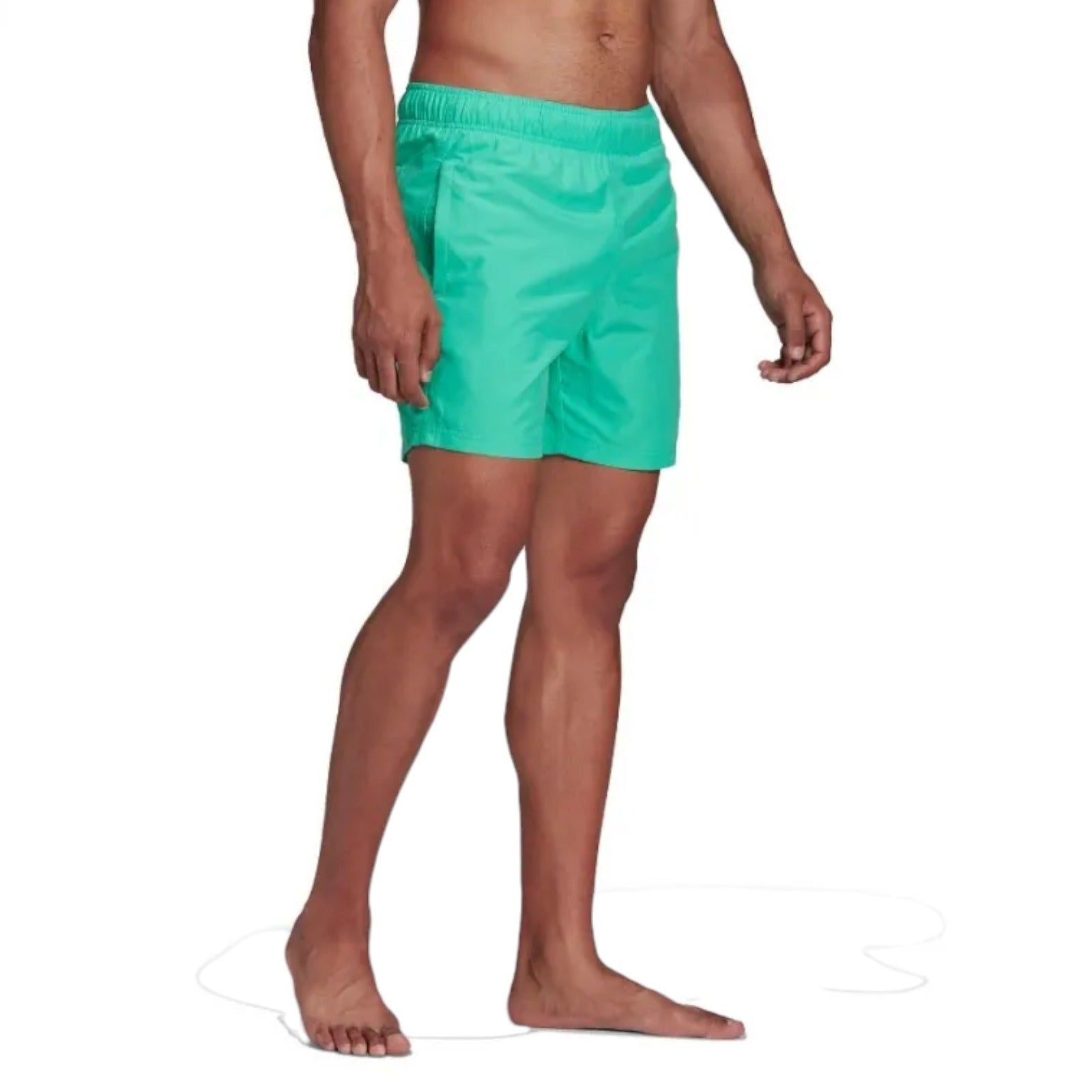 adidas Originals Adicolor Essentials Trefoil Swim Shorts - Hi-Res Green - ViaductClothing -  -  