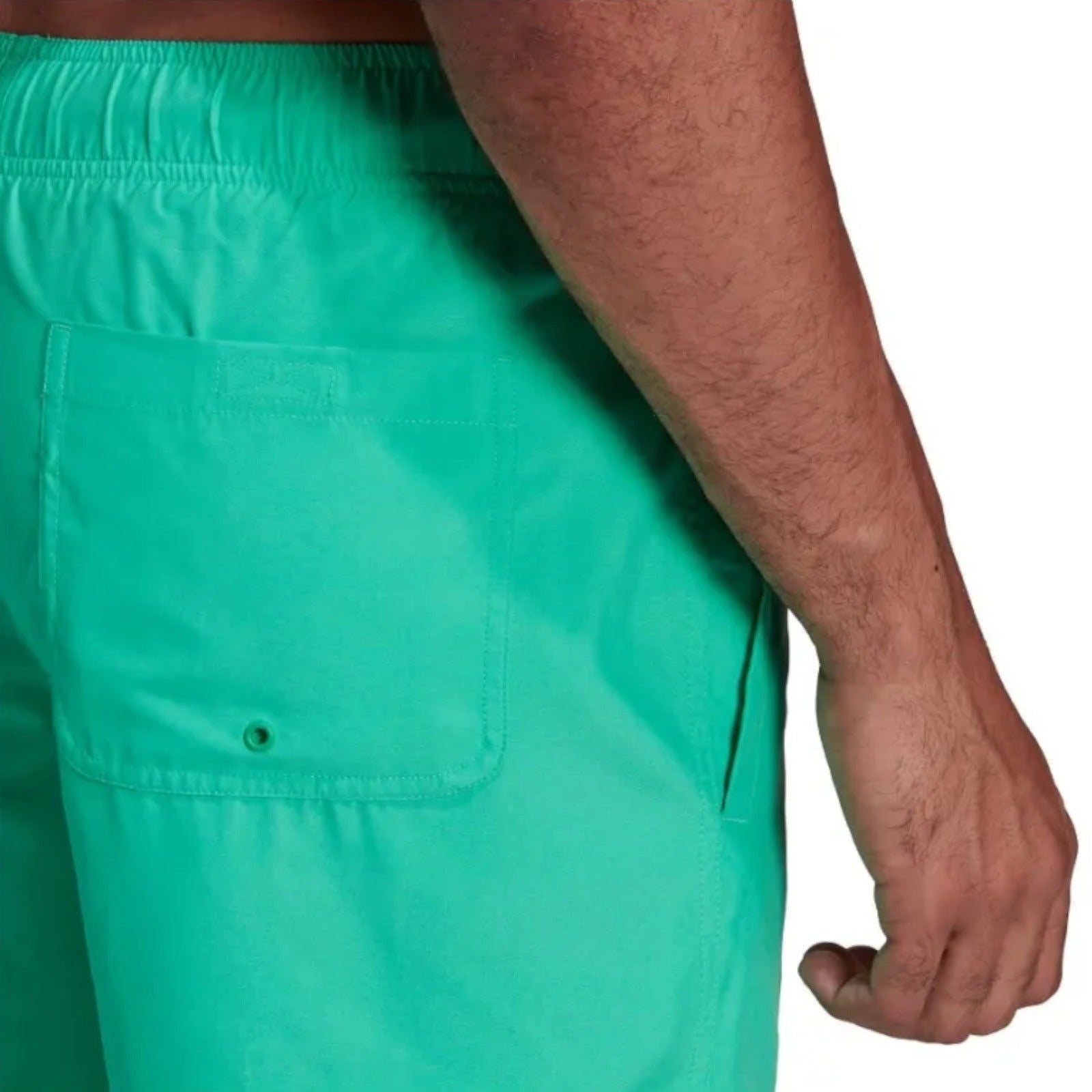 adidas Originals Adicolor Essentials Trefoil Swim Shorts - Hi-Res Green - ViaductClothing -  -  