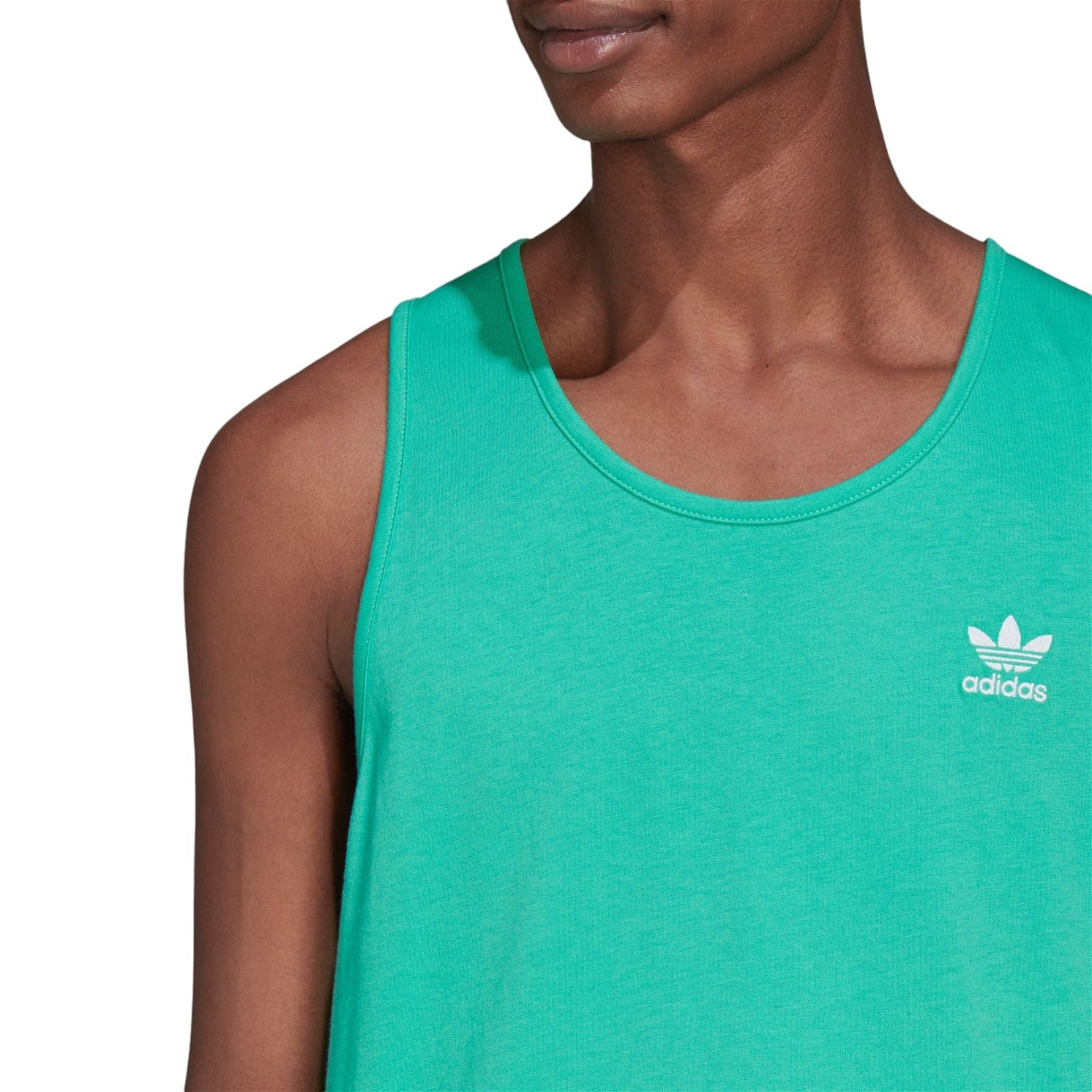 adidas Originals Adicolor Essentials Trefoil Tank Top - Hi-Res Green - ViaductClothing -  -  