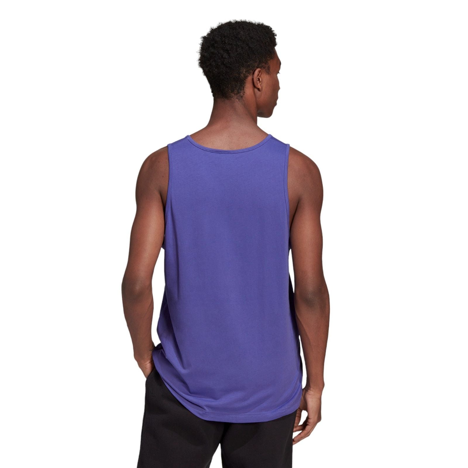 adidas Originals Adicolor Essentials Trefoil Tank Top Purple HE9432 ViaductClothing