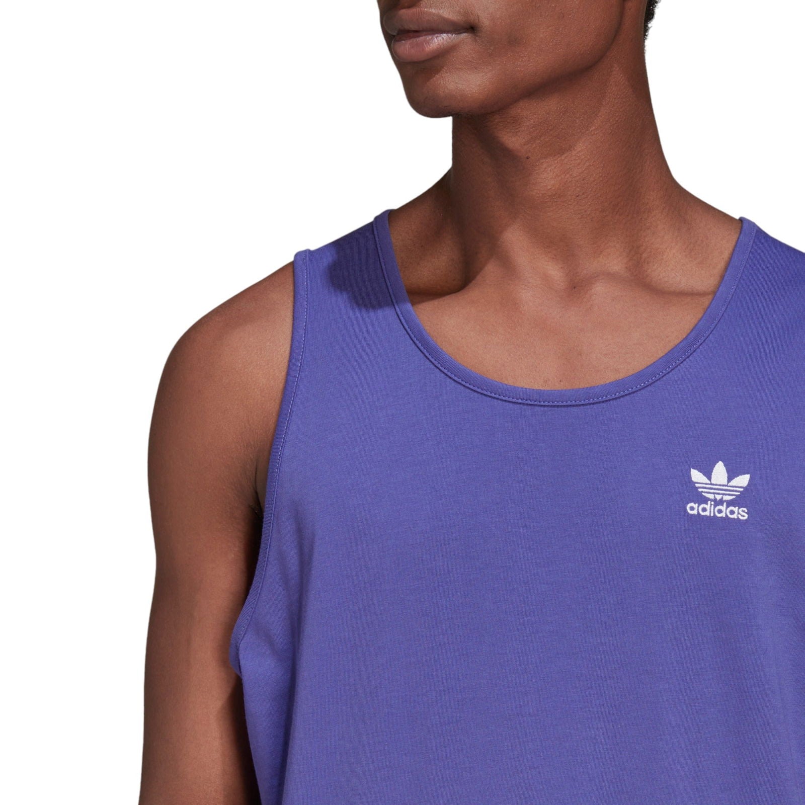 adidas Originals Adicolor Essentials Trefoil Tank Top - Purple - ViaductClothing -  -  