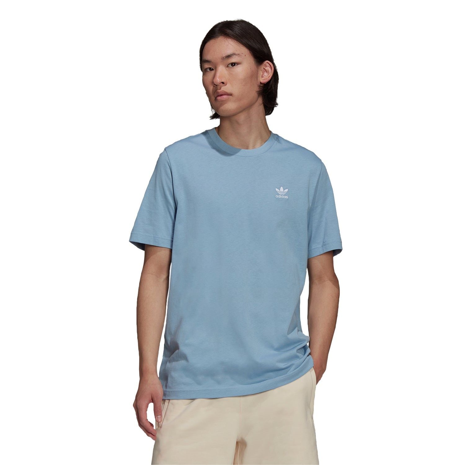 adidas Originals Adicolor Essentials Trefoil Tee - Ambient Sky Blue - ViaductClothing -  -  