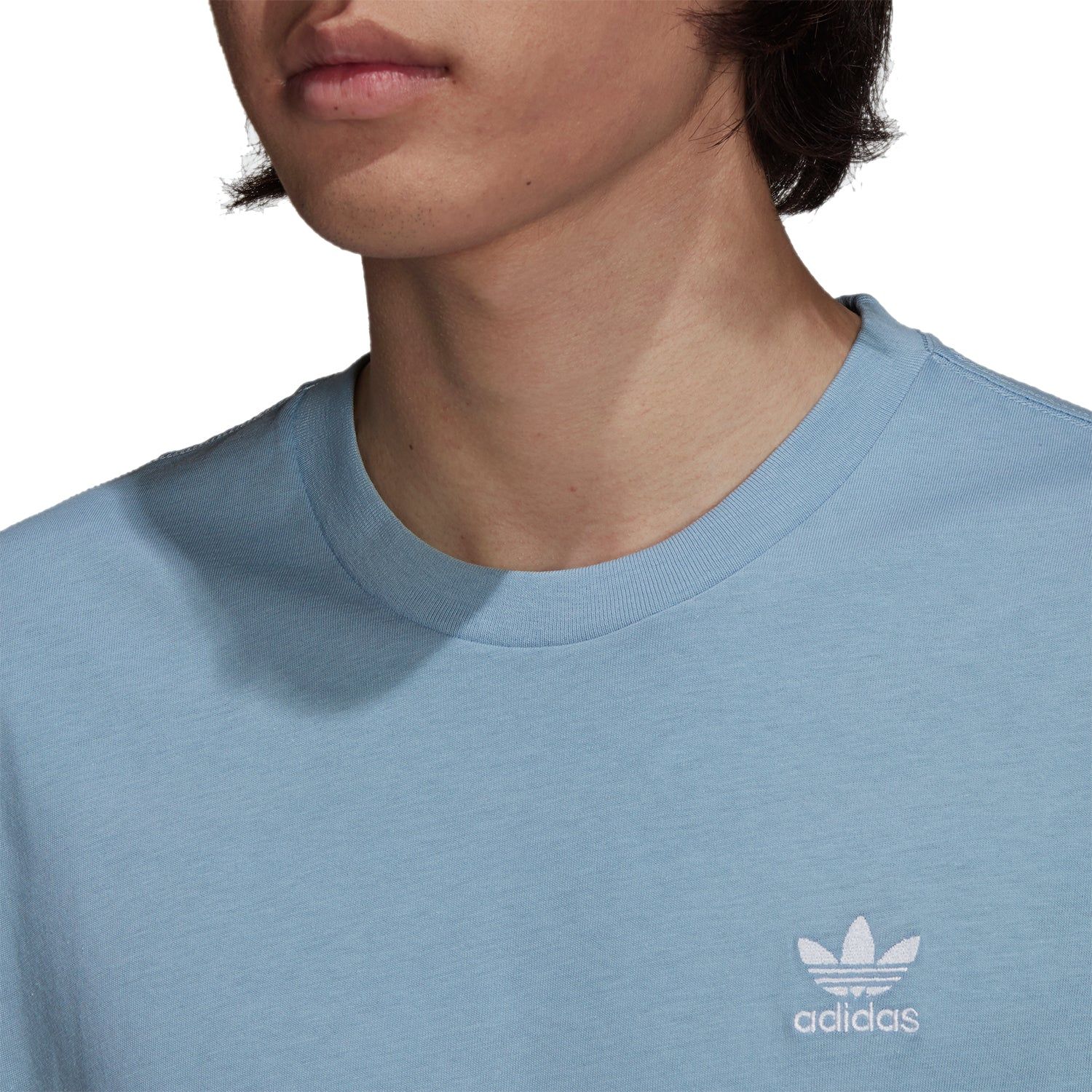 adidas Originals Adicolor Essentials Trefoil Tee - Ambient Sky Blue - ViaductClothing -  -  