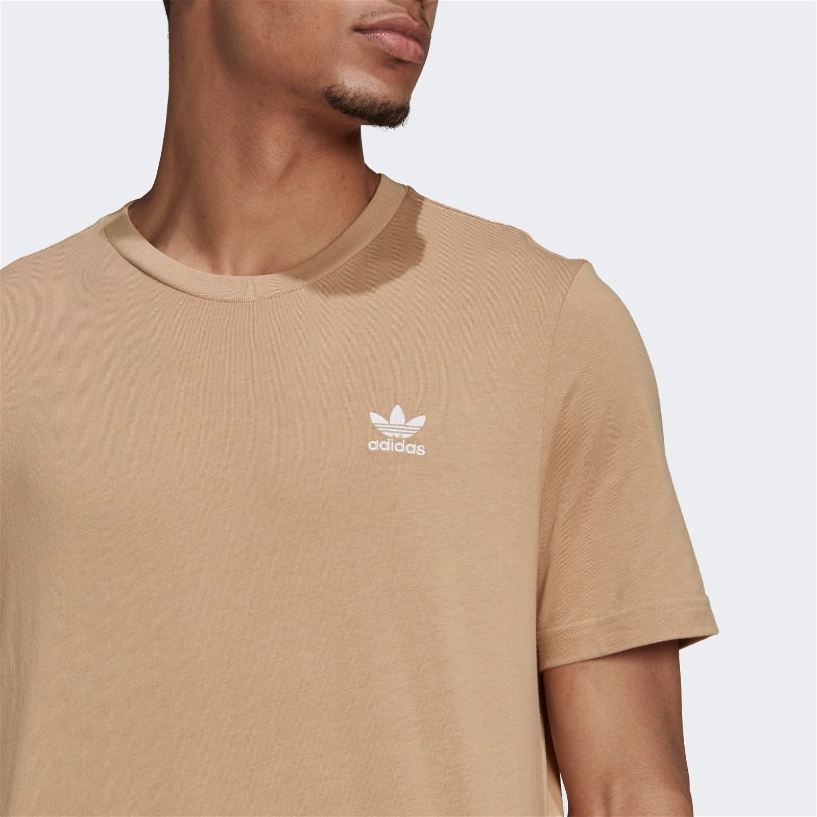 adidas Originals Adicolor Essentials Trefoil Tee - Beige - ViaductClothing -  -  