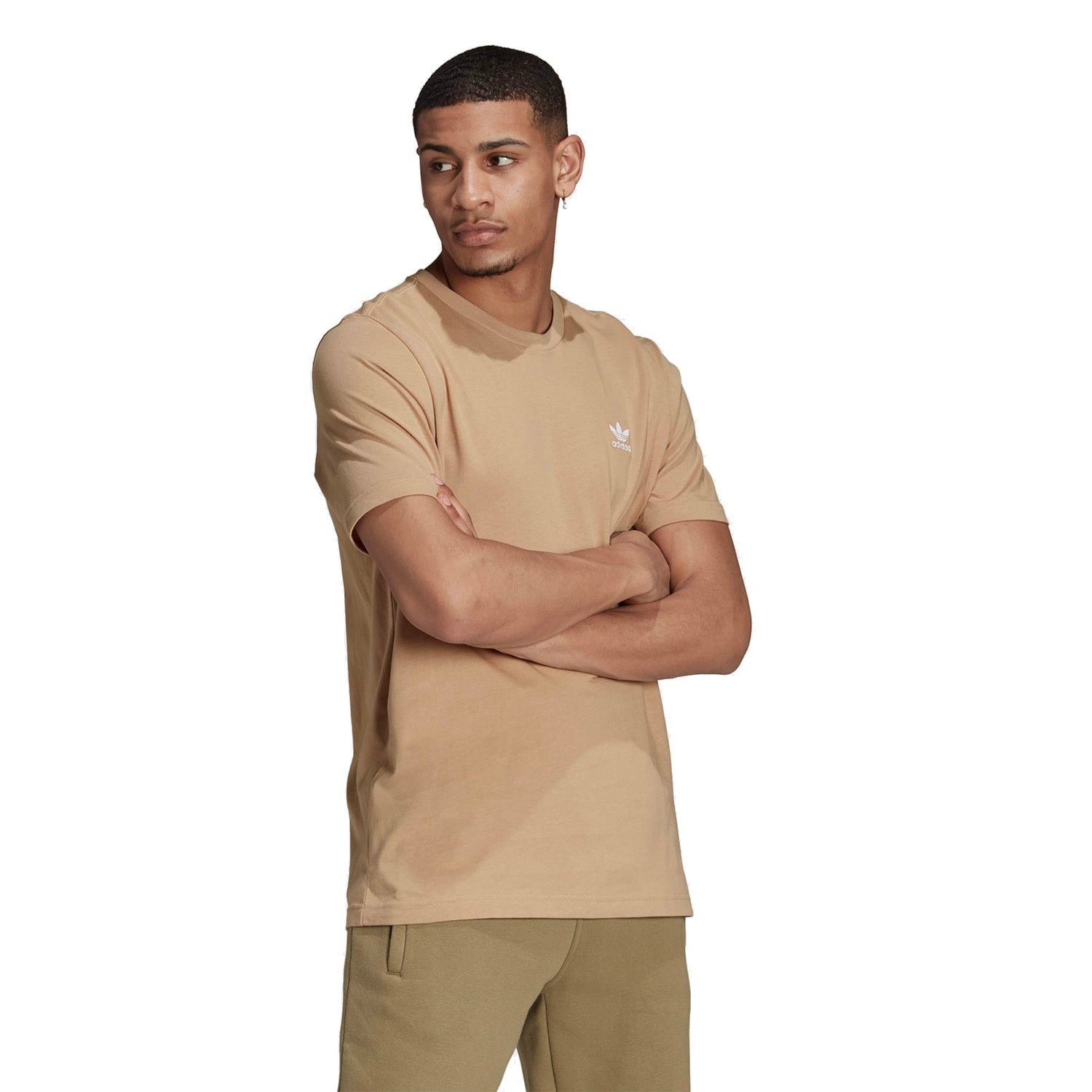 adidas Originals Adicolor Essentials Trefoil Tee - Beige - ViaductClothing -  -  