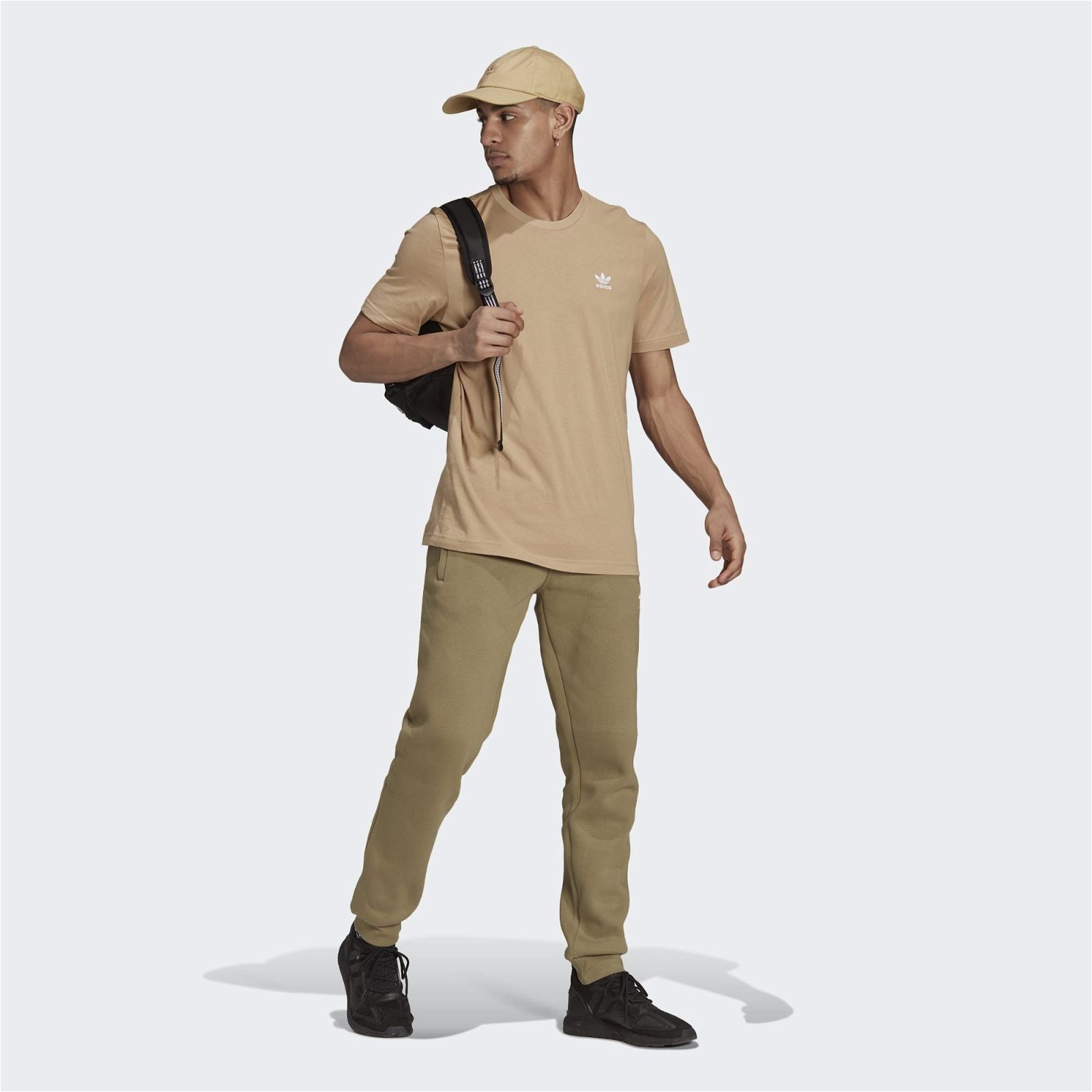 adidas Originals Adicolor Essentials Trefoil Tee - Beige - ViaductClothing -  -  