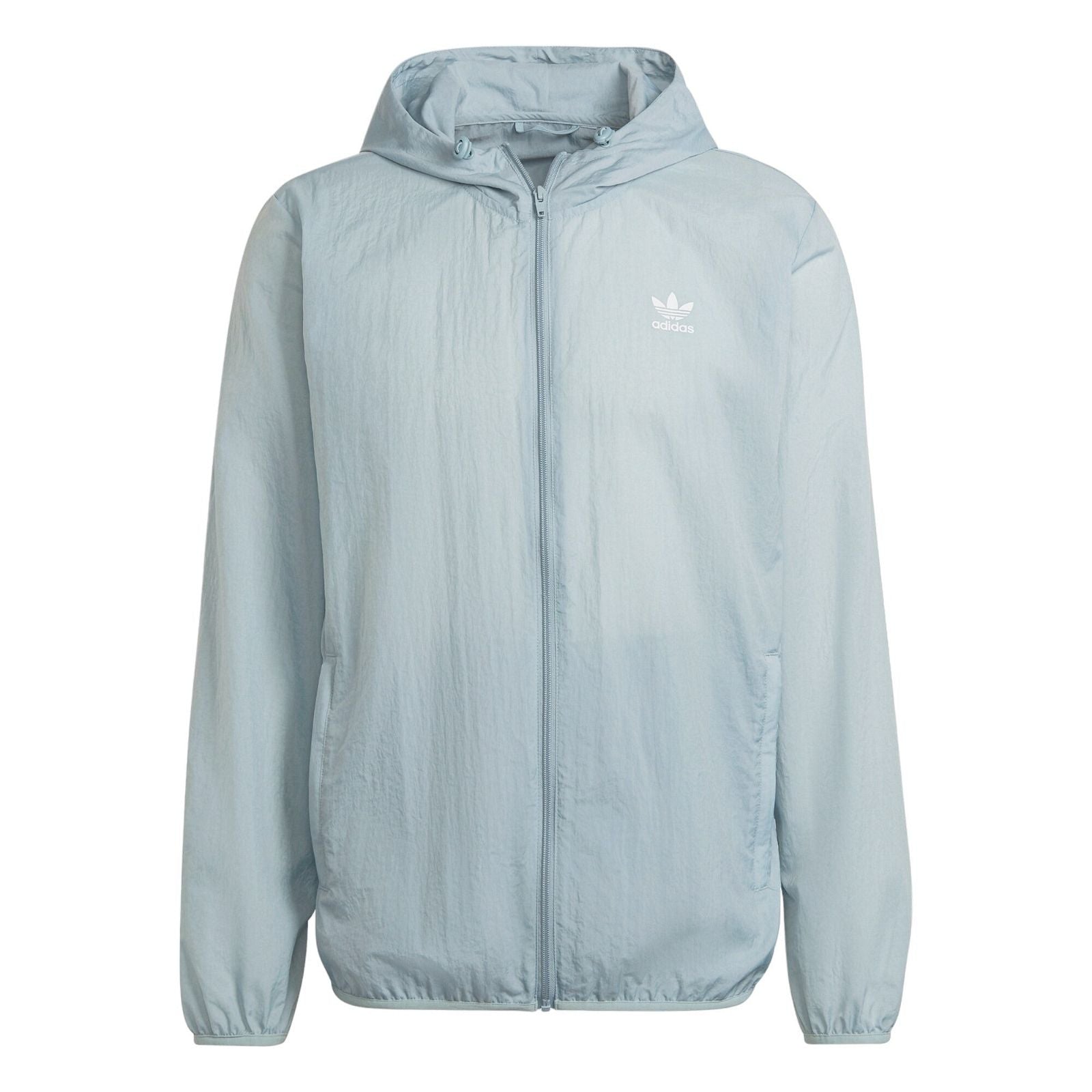 adidas Originals Adicolor Essentials Trefoil Windbreaker - Magic Grey - ViaductClothing -  -  