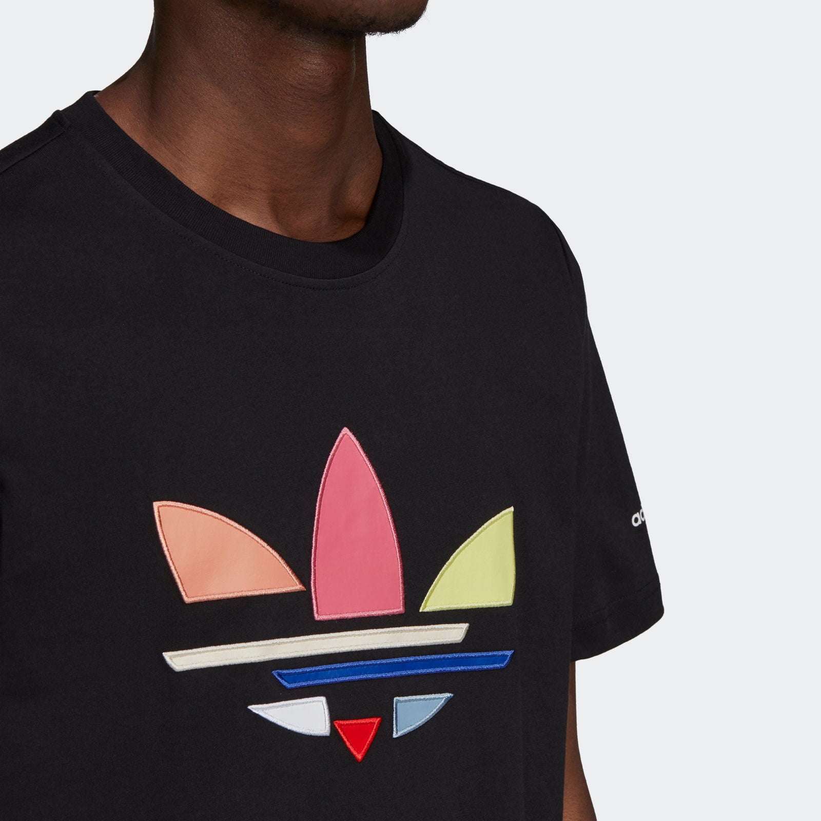adidas Originals Adicolor Shattered Trefoil Tee - Black - ViaductClothing -  -  