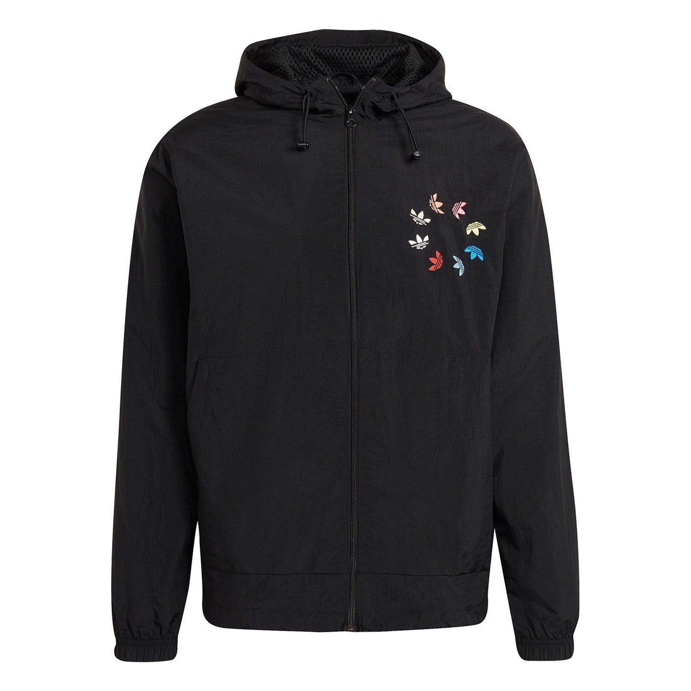 adidas Originals Adicolor Shattered Trefoil Windbreaker Black ViaductClothing