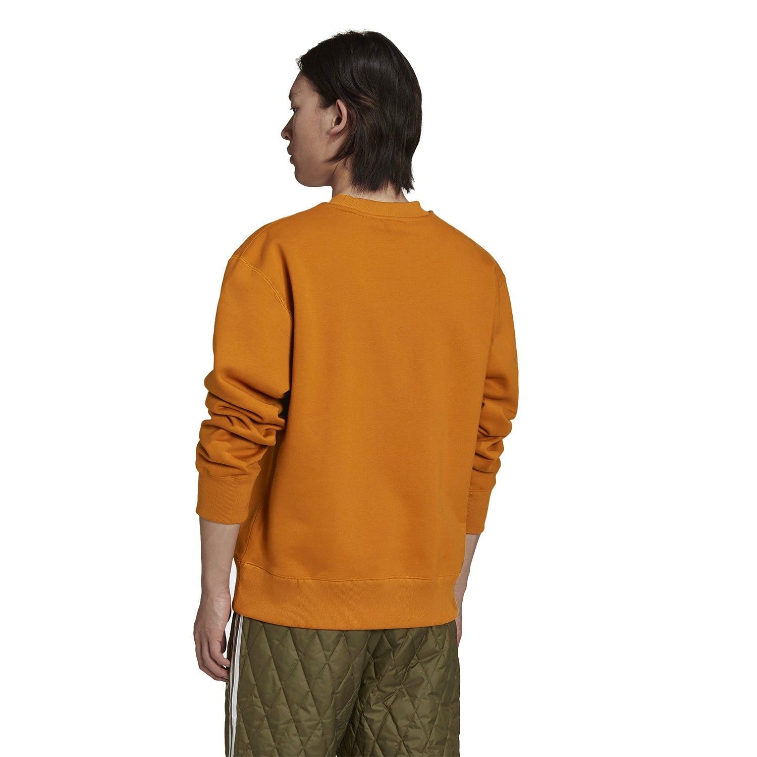 adidas Originals Adicolor Trefoil Crewneck Sweatshirt - Orange - ViaductClothing -  -  