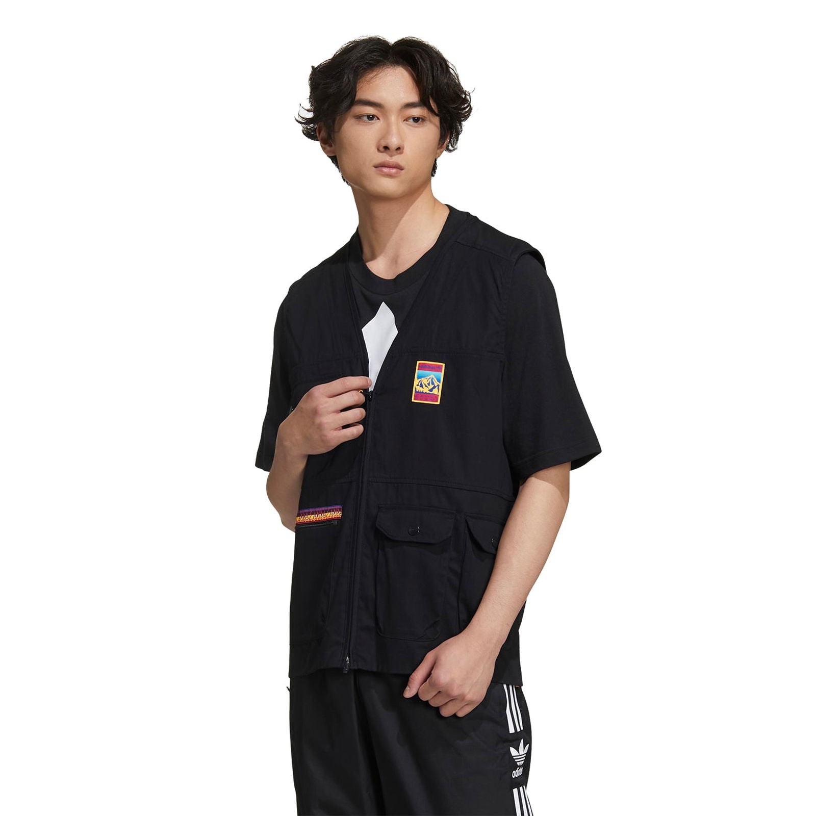 adidas Originals Adiplore 2.0 Gilet - Black - ViaductClothing -  -  