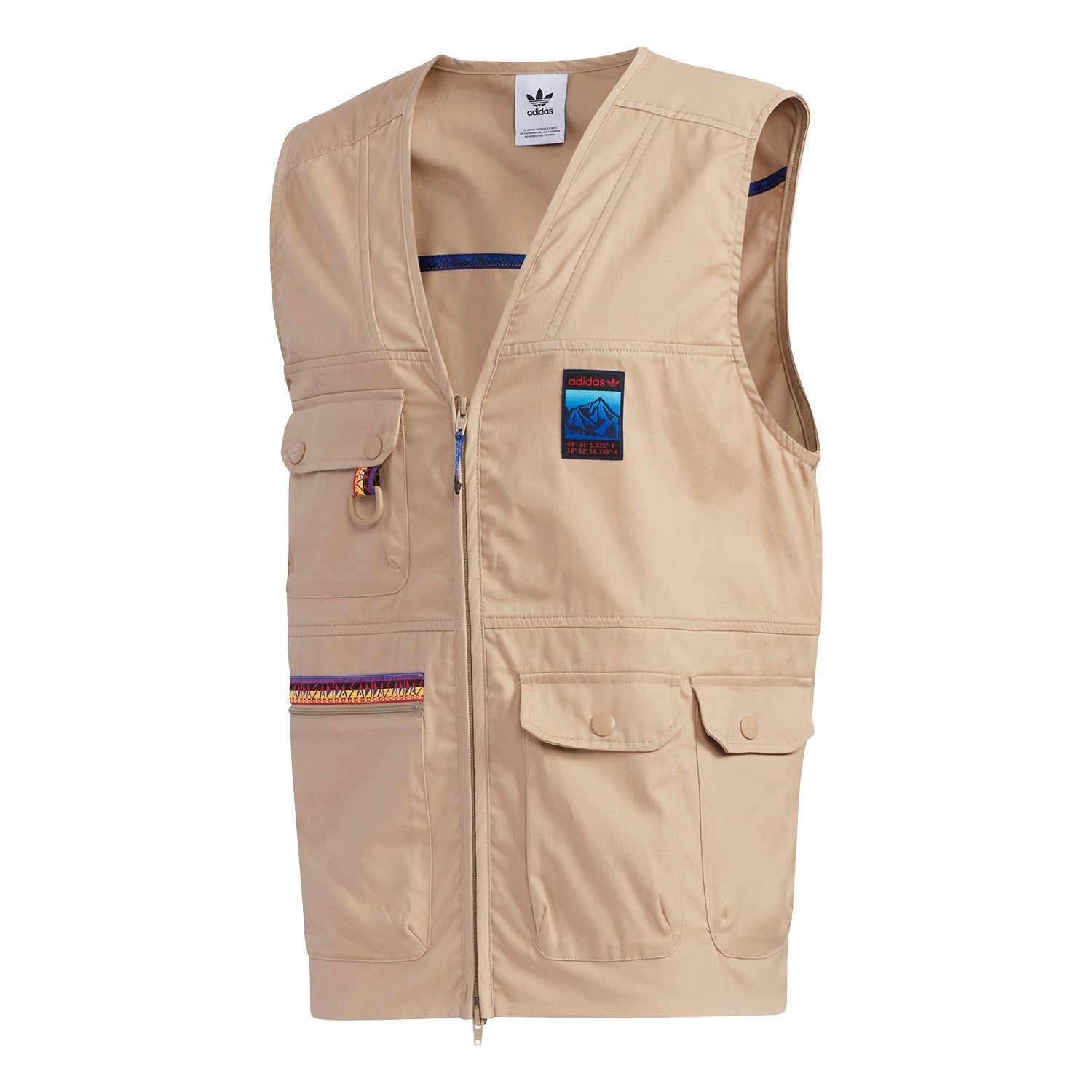 adidas Originals Adiplore Gilet - Brown - ViaductClothing -  -  