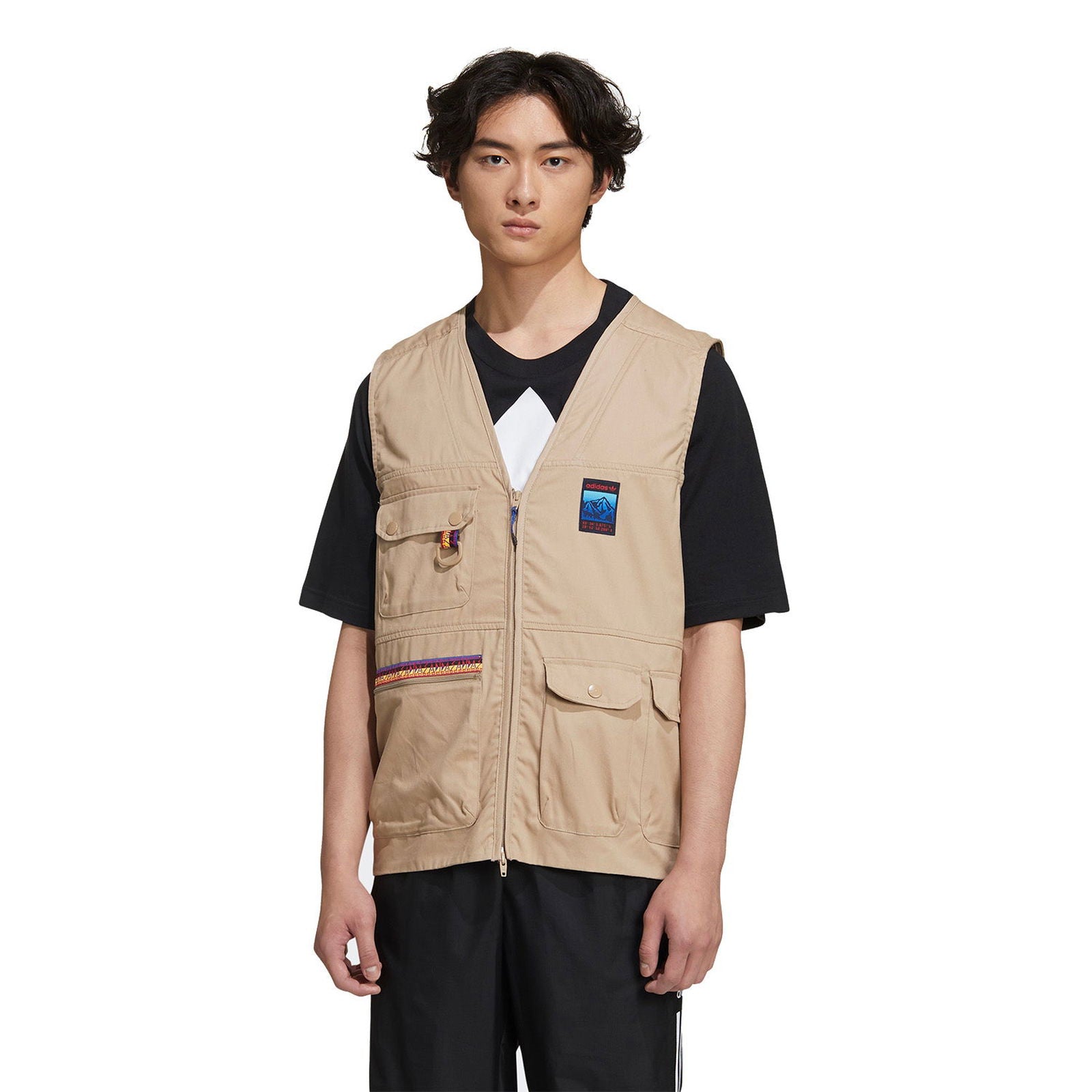 adidas Originals Adiplore Gilet - Brown - ViaductClothing -  -  