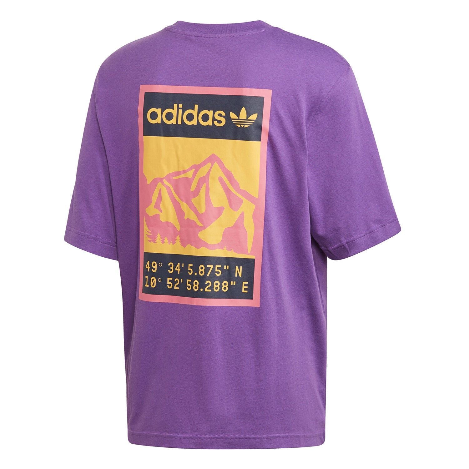 adidas Originals Adiplore Graphic T Shirt - Active Purple - ViaductClothing -  -  