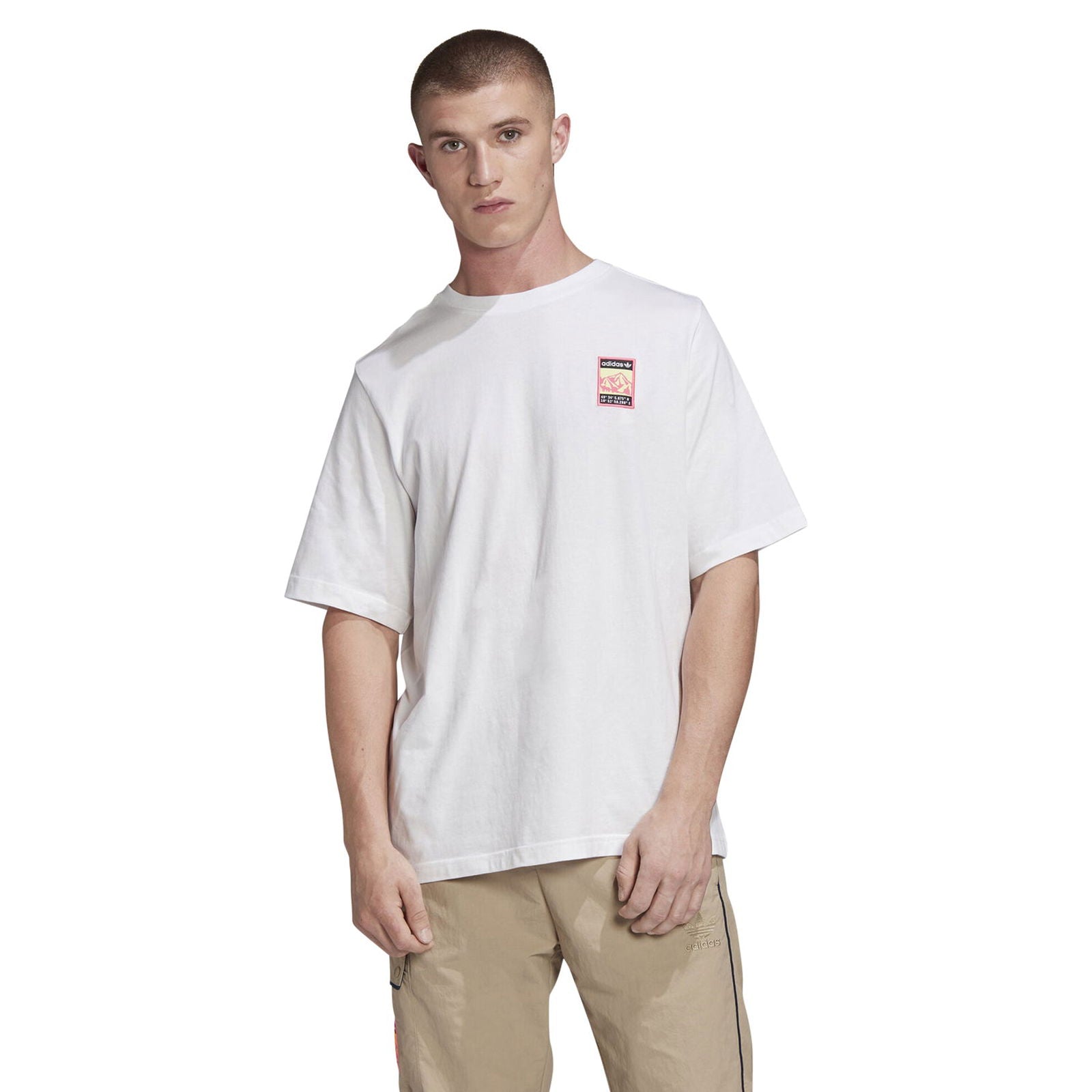adidas Originals Adiplore Graphic T Shirt - White - ViaductClothing -  -  