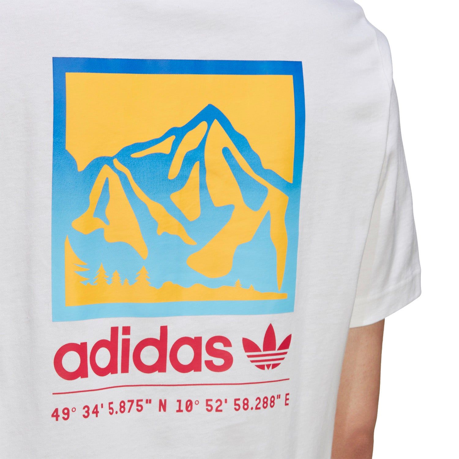 adidas Originals Adiplore Graphic T Shirt - White - ViaductClothing -  -  