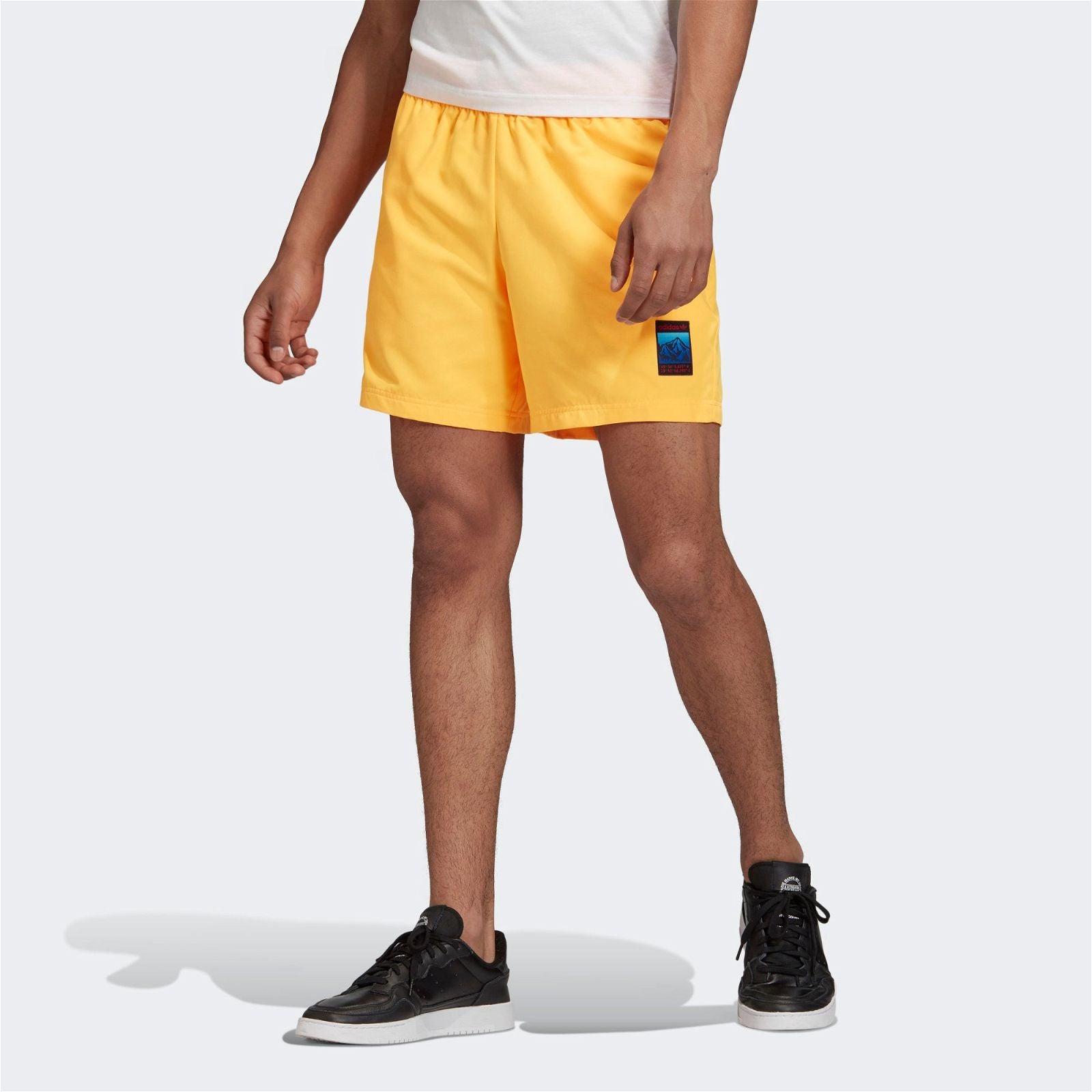 adidas Originals Adiplore Woven Shorts - Gold - ViaductClothing -  -  