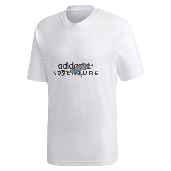 adidas Originals Adventure ADV Graphic Tee - White - ViaductClothing -  -  