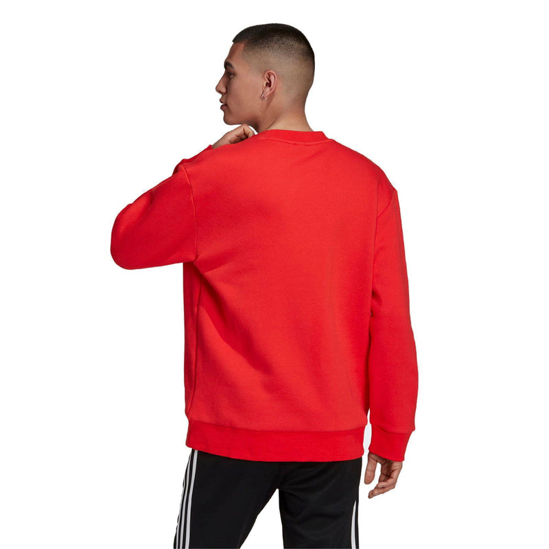 adidas Originals Adventure ADV Polar Big Logo Crew Sweatshirt - Red - ViaductClothing -  -  