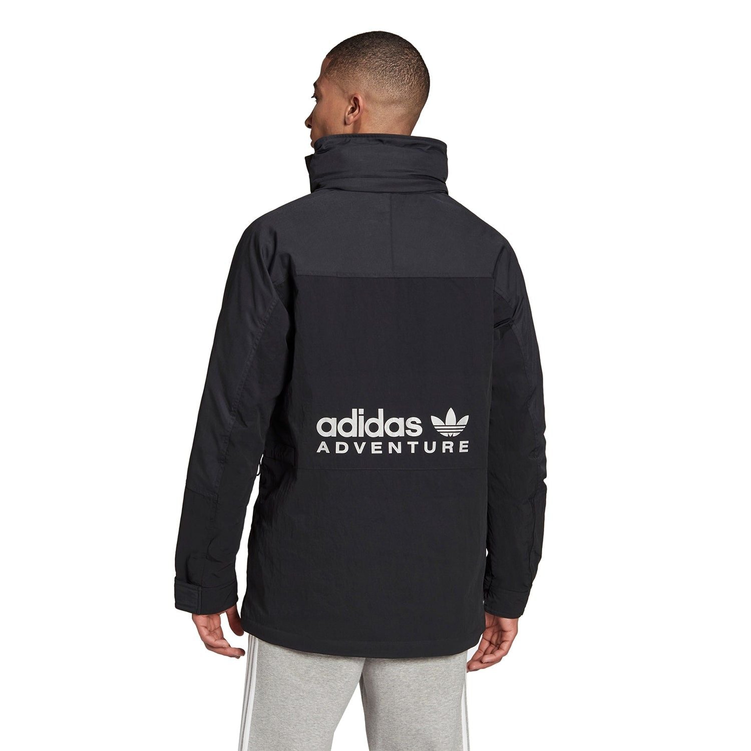 adidas Originals Adventure Blocked Outdoor Jacket - Black - ViaductClothing -  -  