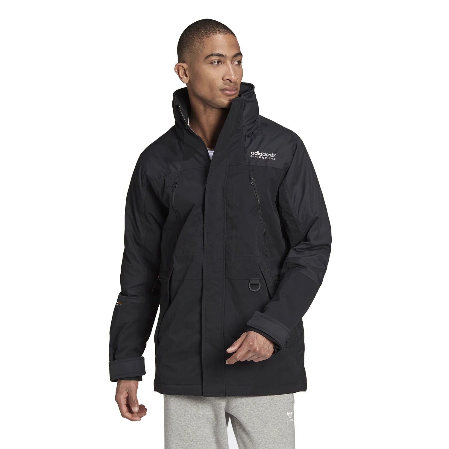 adidas Originals Adventure Blocked Outdoor Jacket - Black - ViaductClothing -  -  