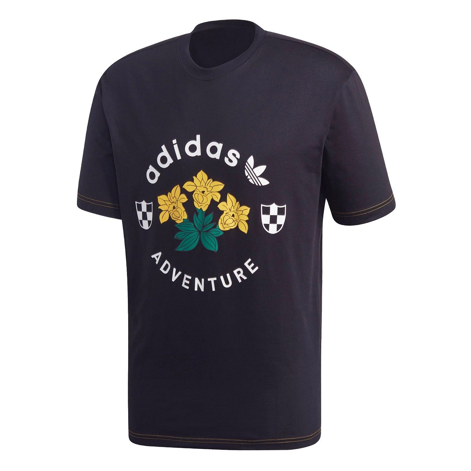 adidas Originals Adventure Graphic Tee - Black - ViaductClothing -  -  