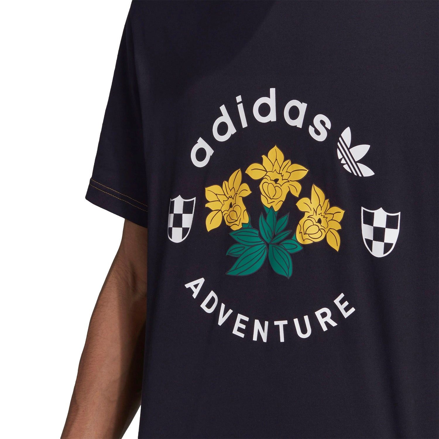 adidas Originals Adventure Graphic Tee - Black - ViaductClothing -  -  