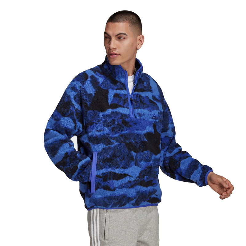 adidas Originals Adventure Half Zip Fleece - Sonic Ink - ViaductClothing -  -  
