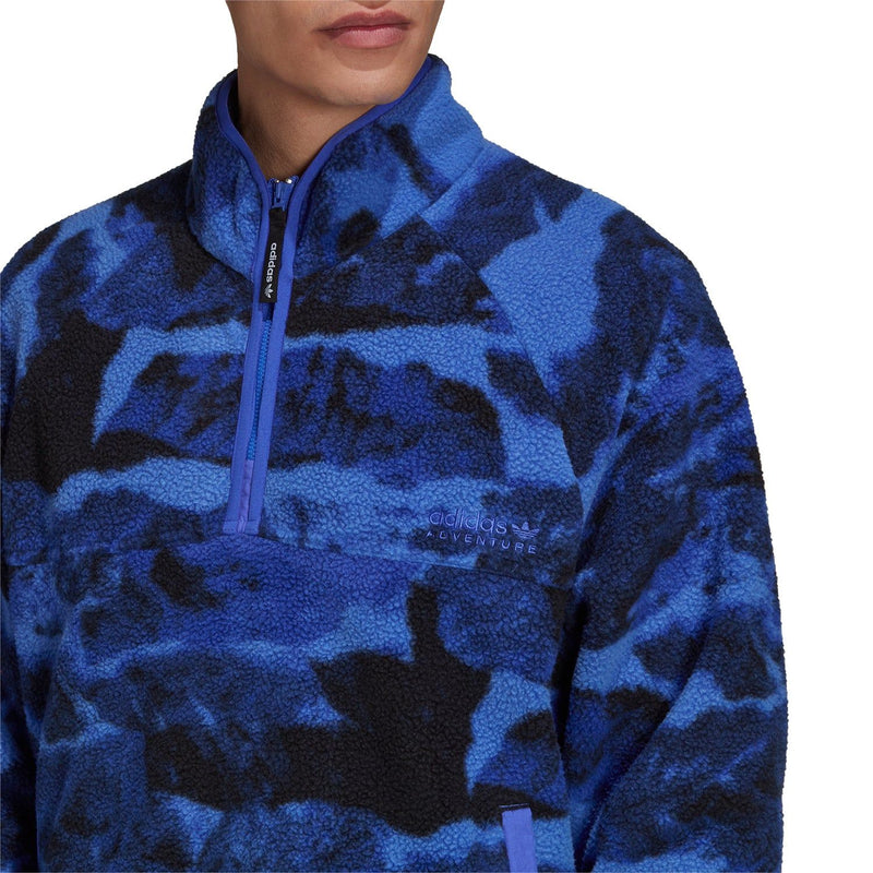 adidas Originals Adventure Half Zip Fleece - Sonic Ink - ViaductClothing -  -  