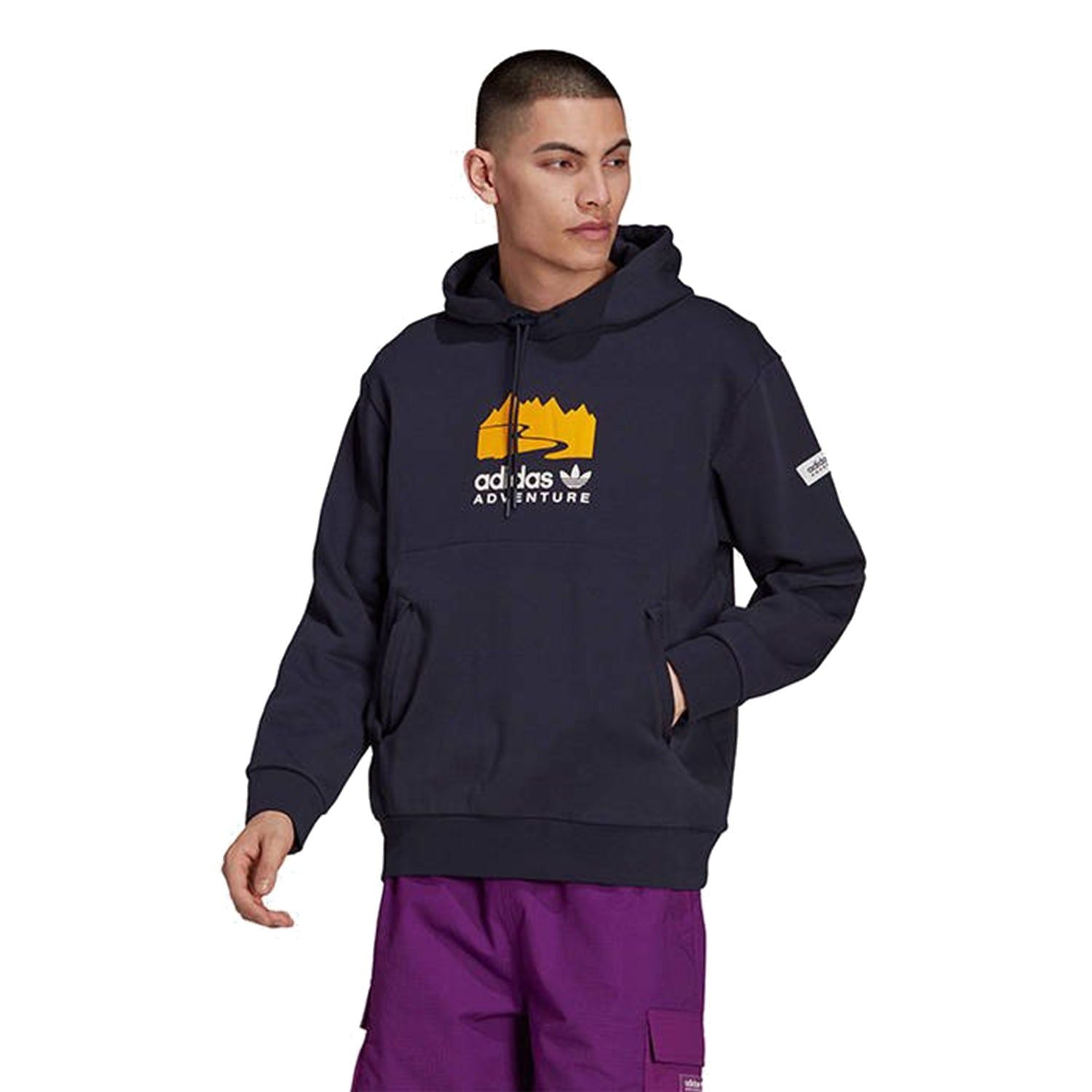adidas Originals Adventure Hoodie - Navy - ViaductClothing -  -  