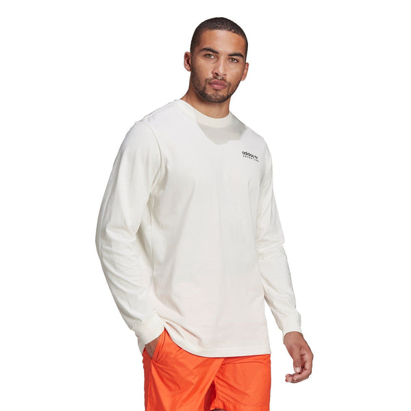 adidas Originals Adventure Longsleeve Tee - Off White - ViaductClothing -  -  