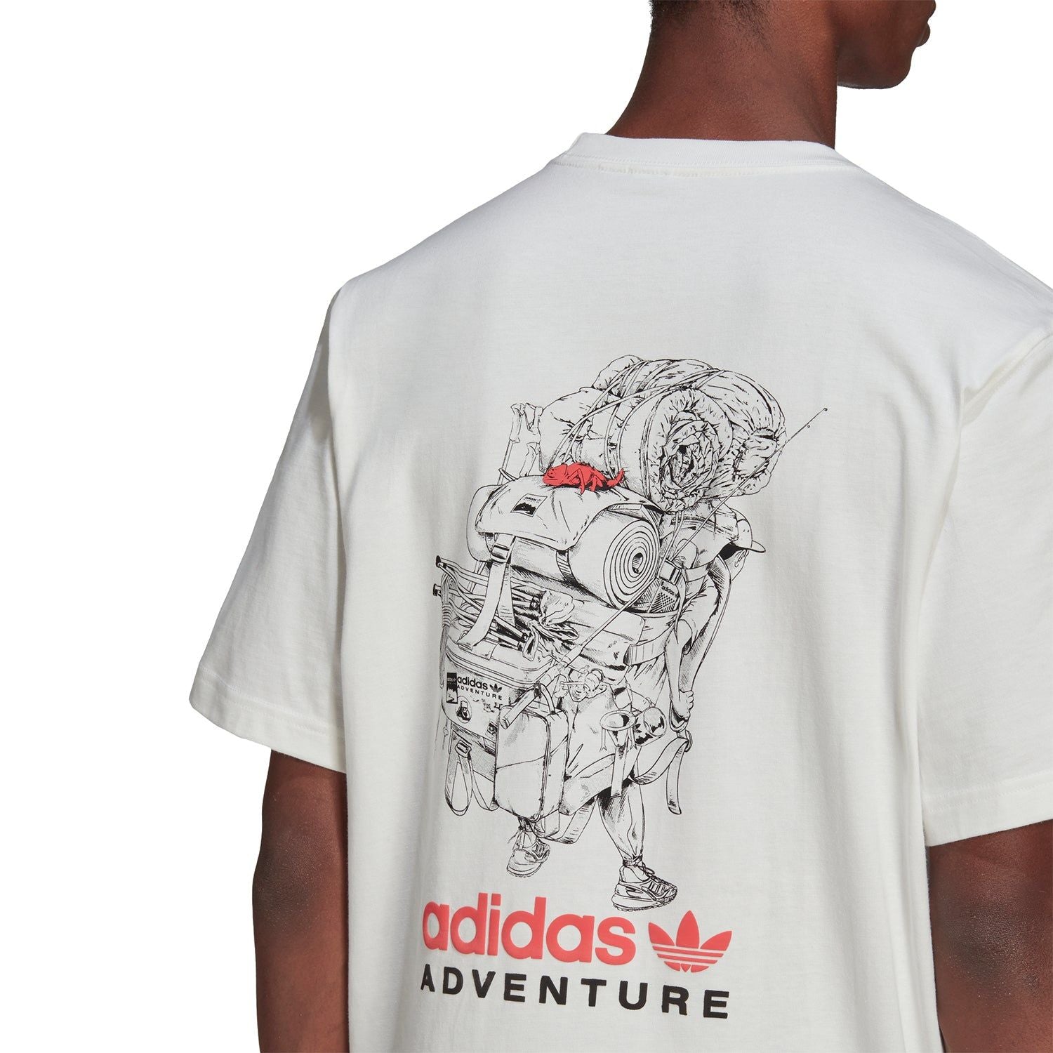 adidas Originals Adventure Packalot Tee - White - ViaductClothing -  -  