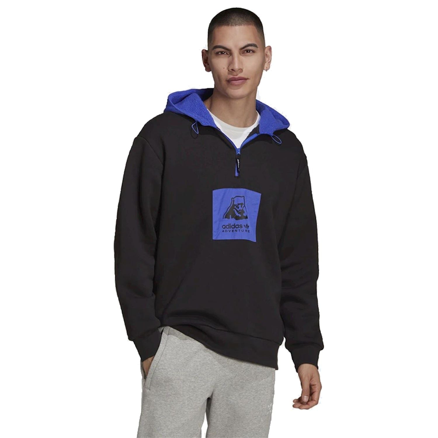 adidas Originals Adventure Polar Bear Hoodie - Black - ViaductClothing -  -  