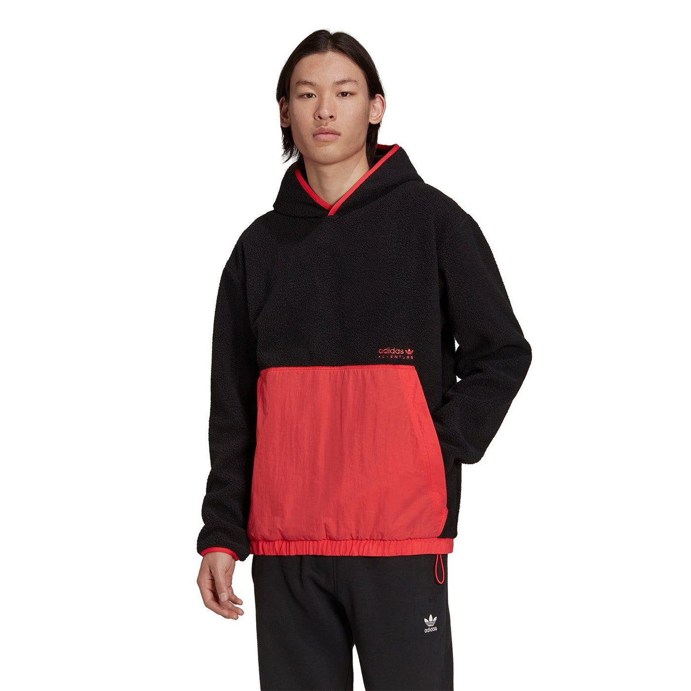 adidas Originals Adventure Polar Fleece Hoodie Black