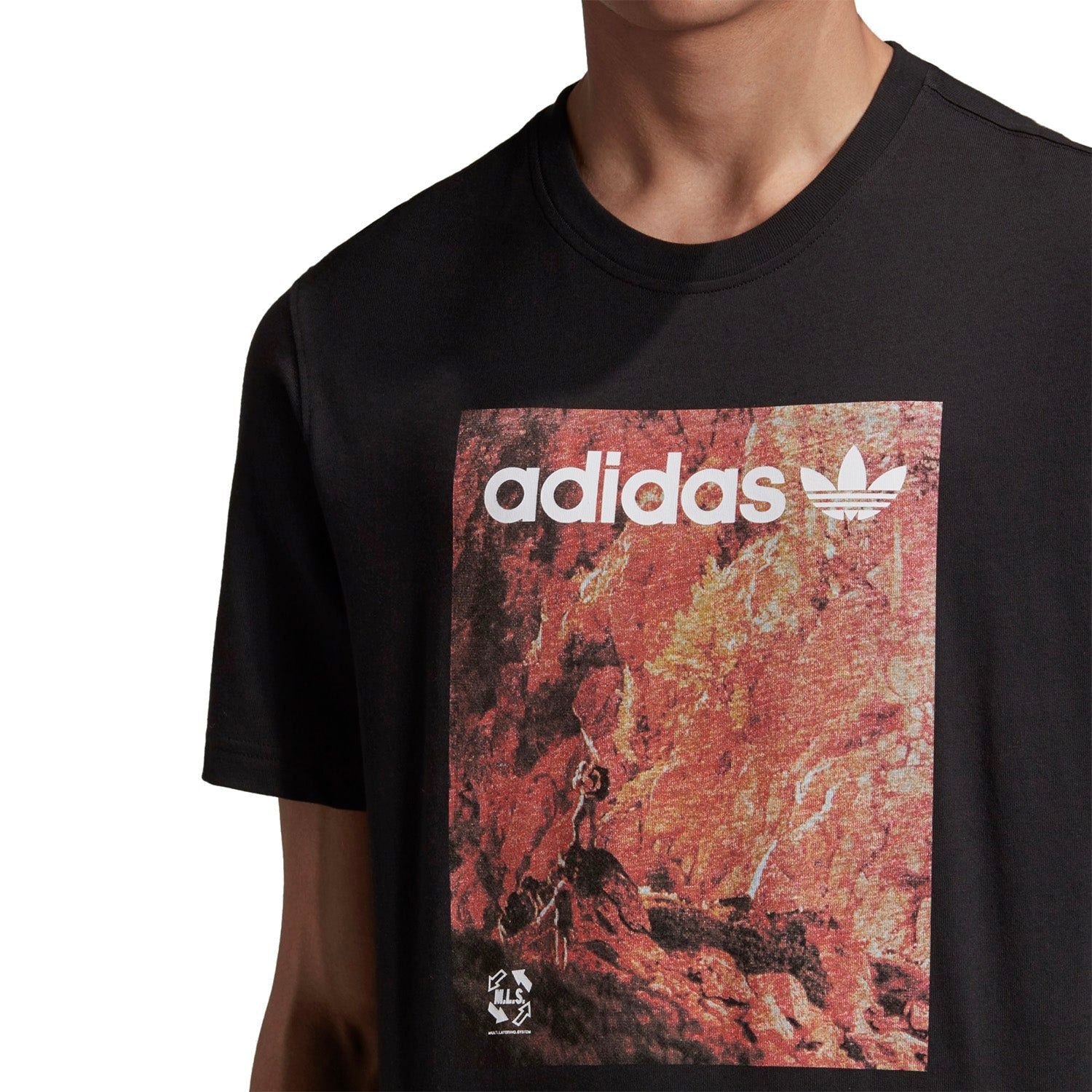 adidas Originals Adventure Tee - Black - ViaductClothing -  -  