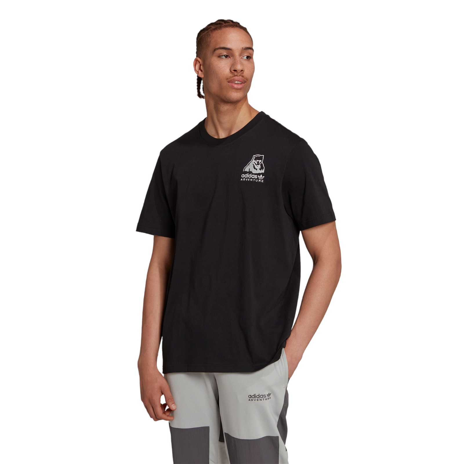 adidas Originals Adventure Winter T-Shirt - Black - ViaductClothing -  -  