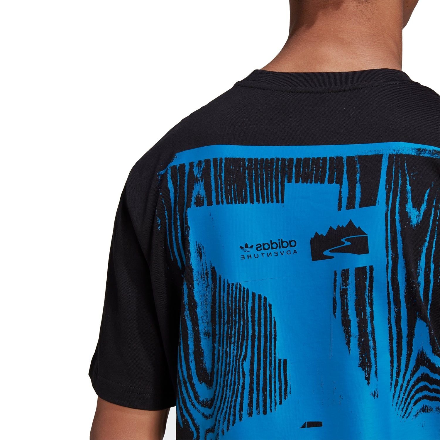 adidas Originals Adventure Woodwave Tee - Black - ViaductClothing -  -  