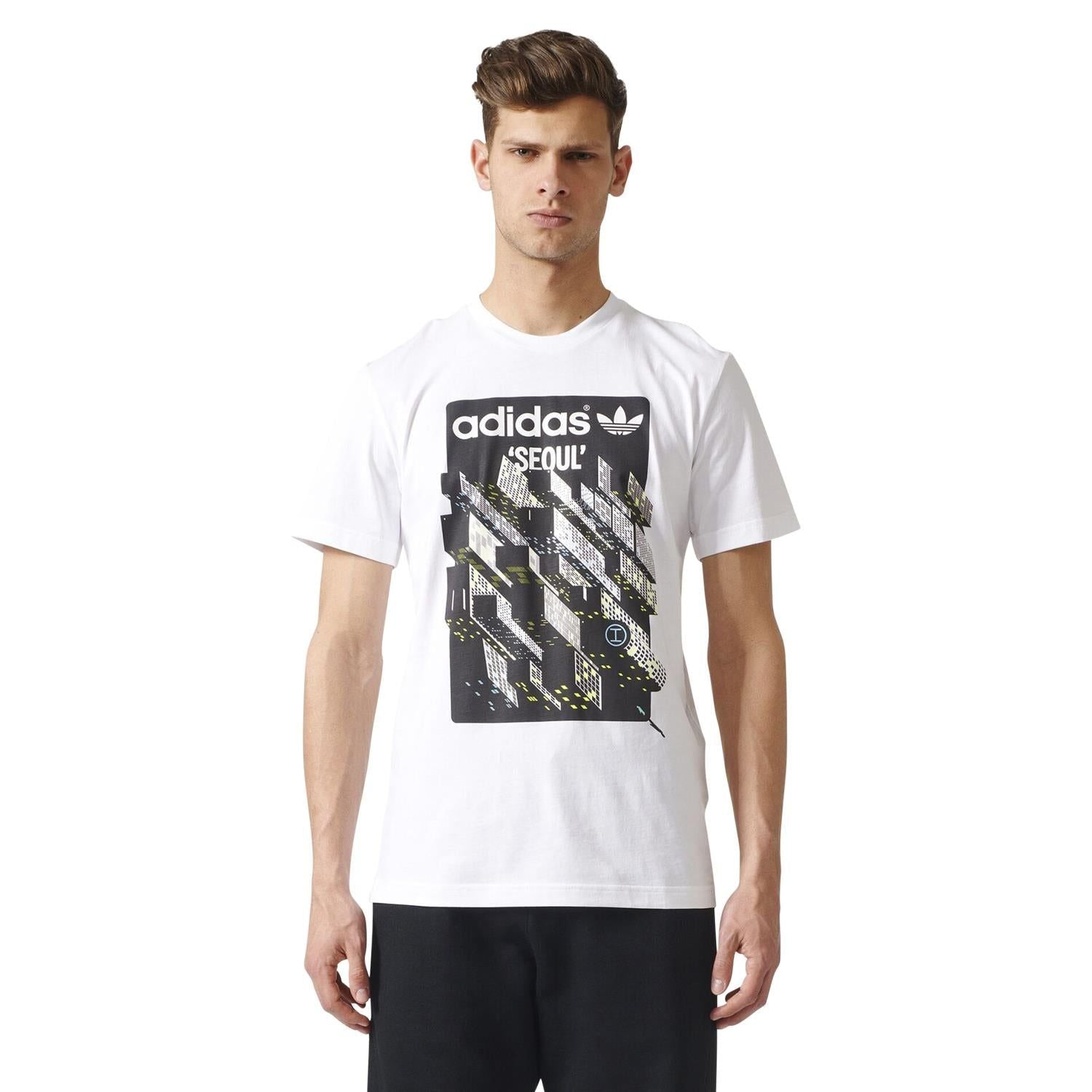 adidas Originals Artist City T Shirt Seoul - White - ViaductClothing -  -  