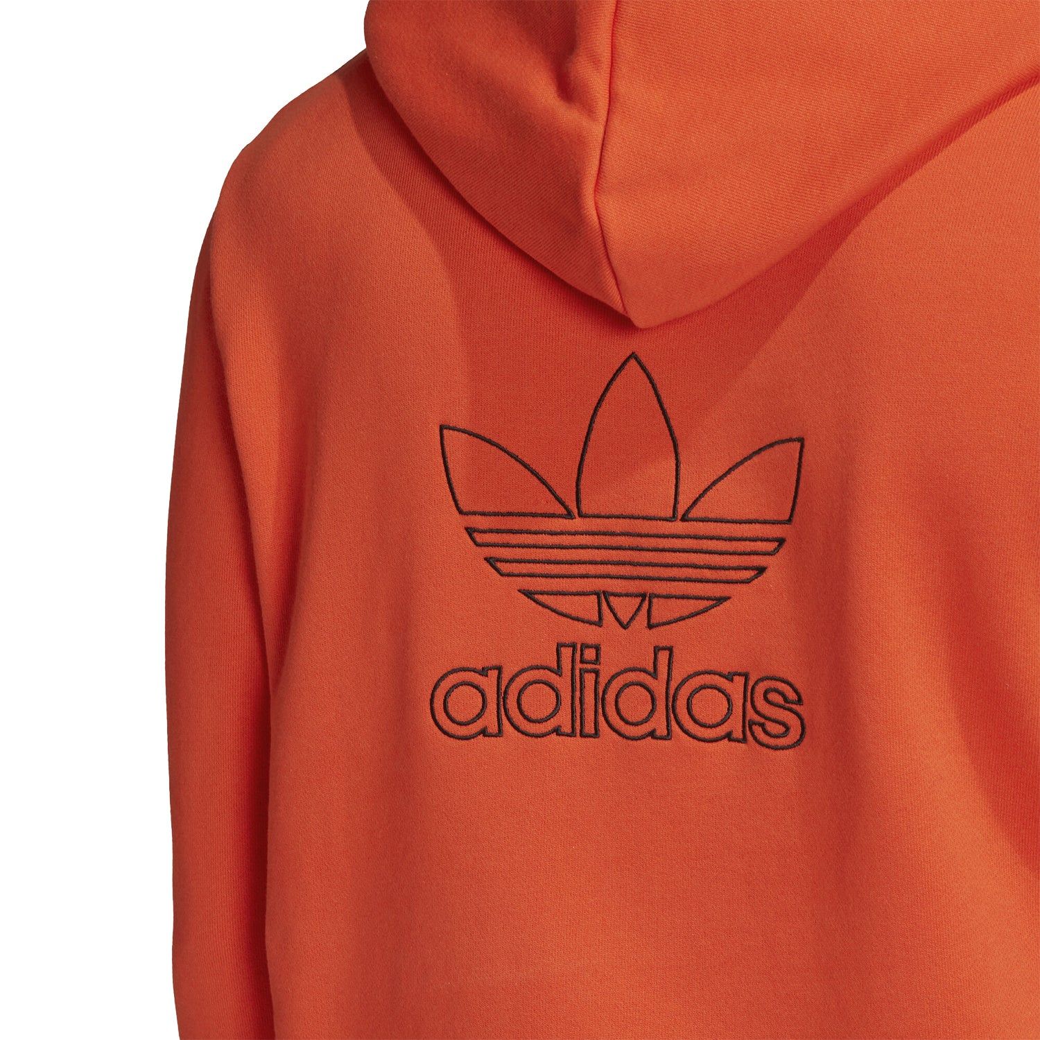 adidas Originals Back & Front Print Trefoil Hoodie - Orange - ViaductClothing -  -  