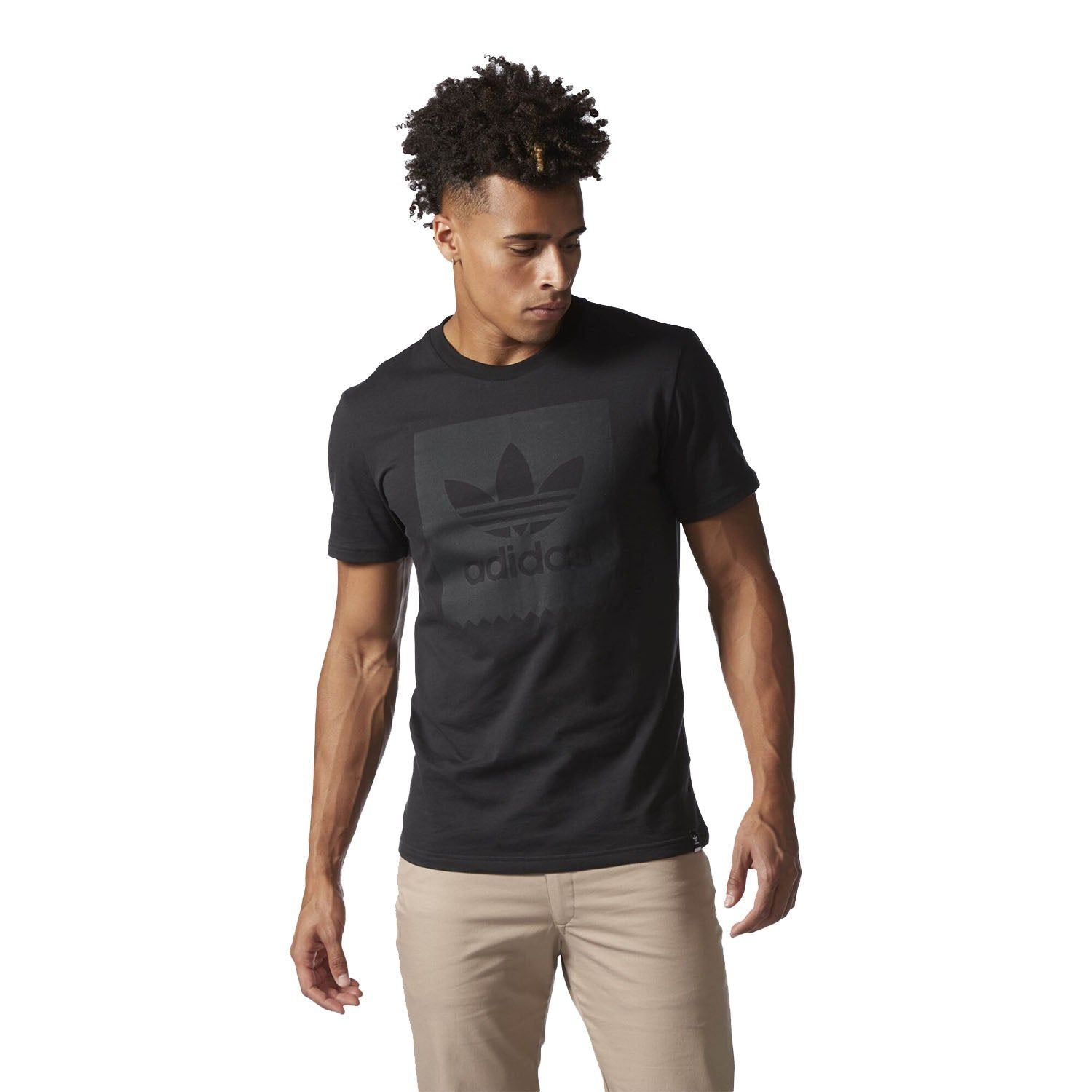 adidas Originals Backboard Logo Fill T Shirt - Black - ViaductClothing -  -  