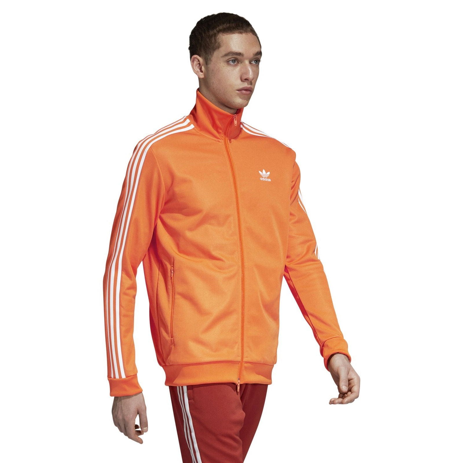 adidas Originals Beckenbauer Track Jacket - Orange - ViaductClothing -  -  