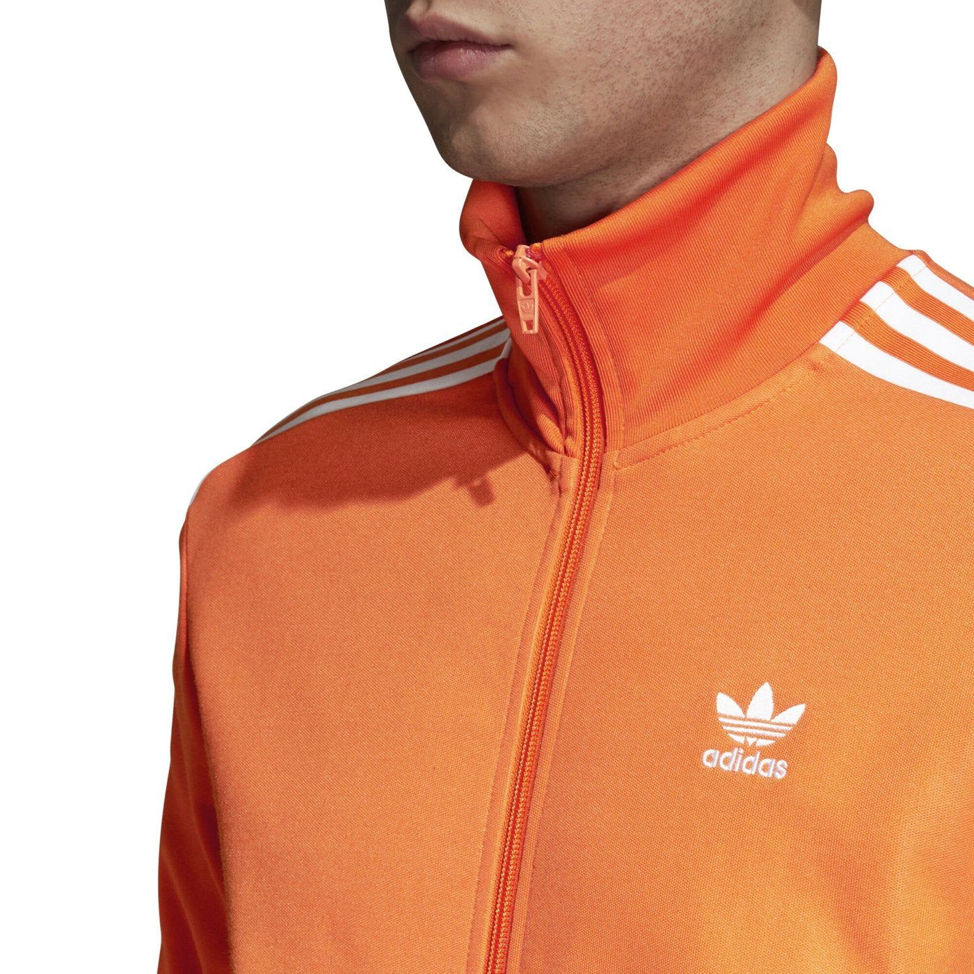 Adidas beckenbauer jacket orange new arrivals