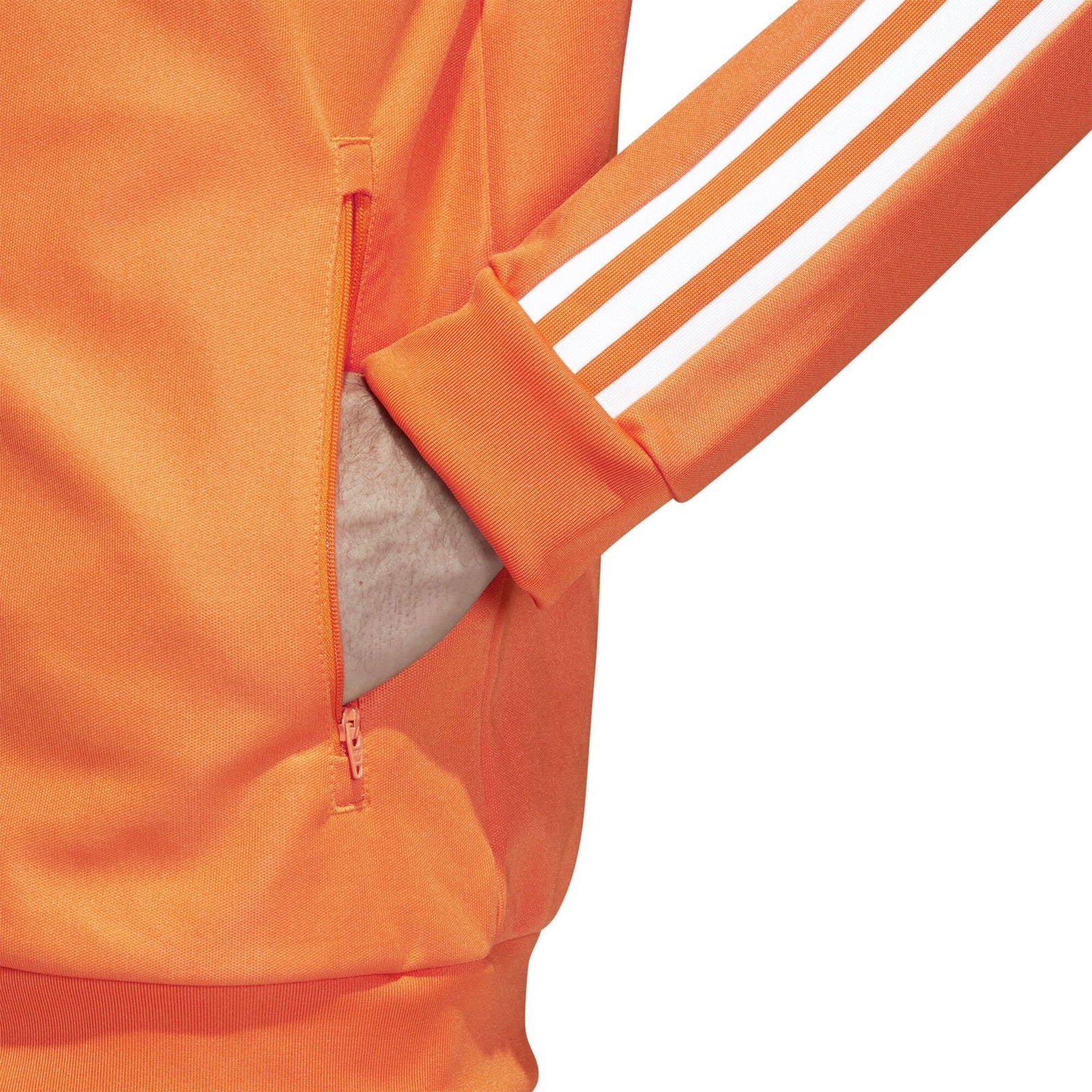 adidas Originals Beckenbauer Track Jacket - Orange - ViaductClothing -  -  